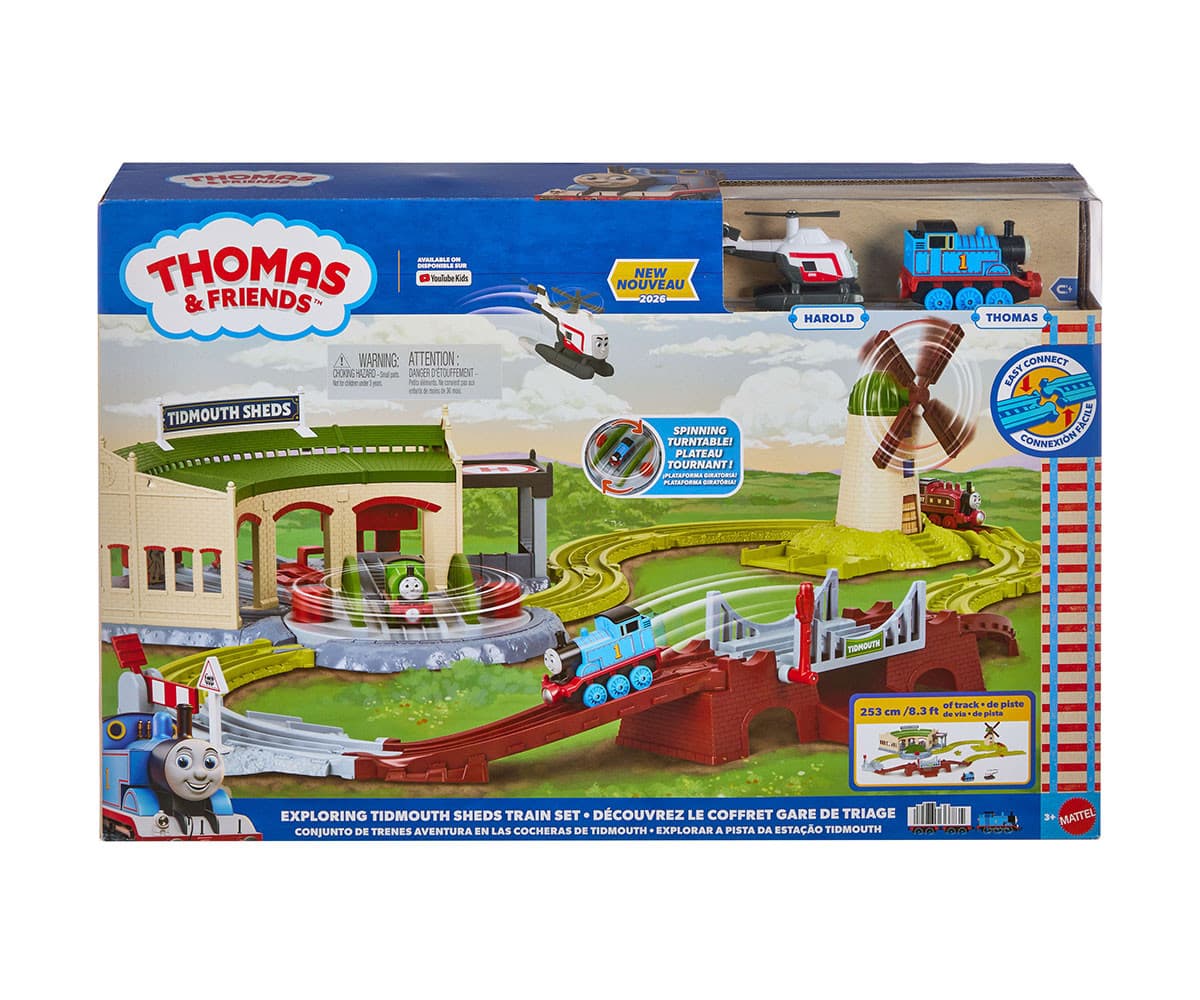Thomas & Friends - Комплект с механично влакче