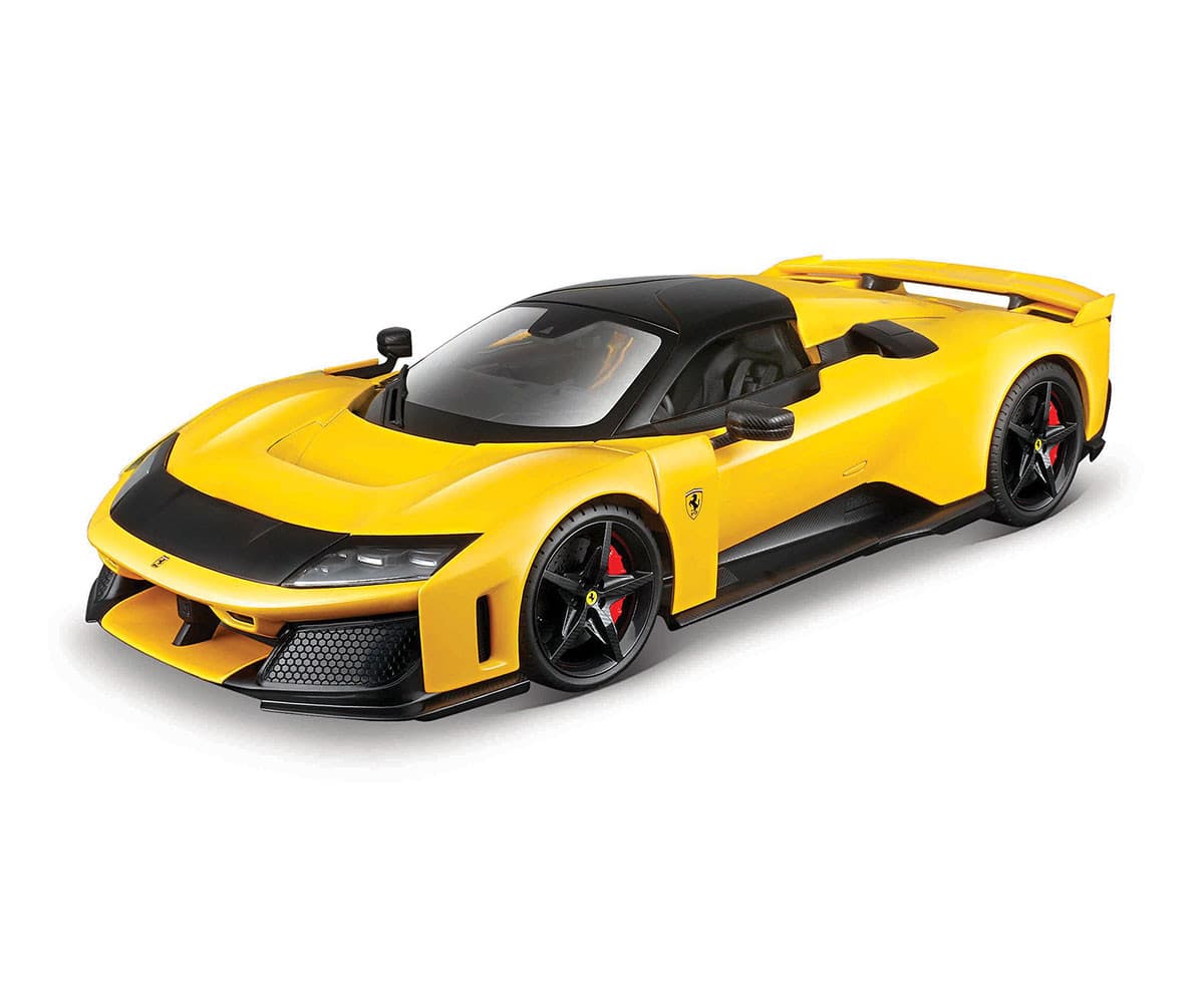 Bburago Ferrari - модел на кола 1:18 - F80, жълт цвят
