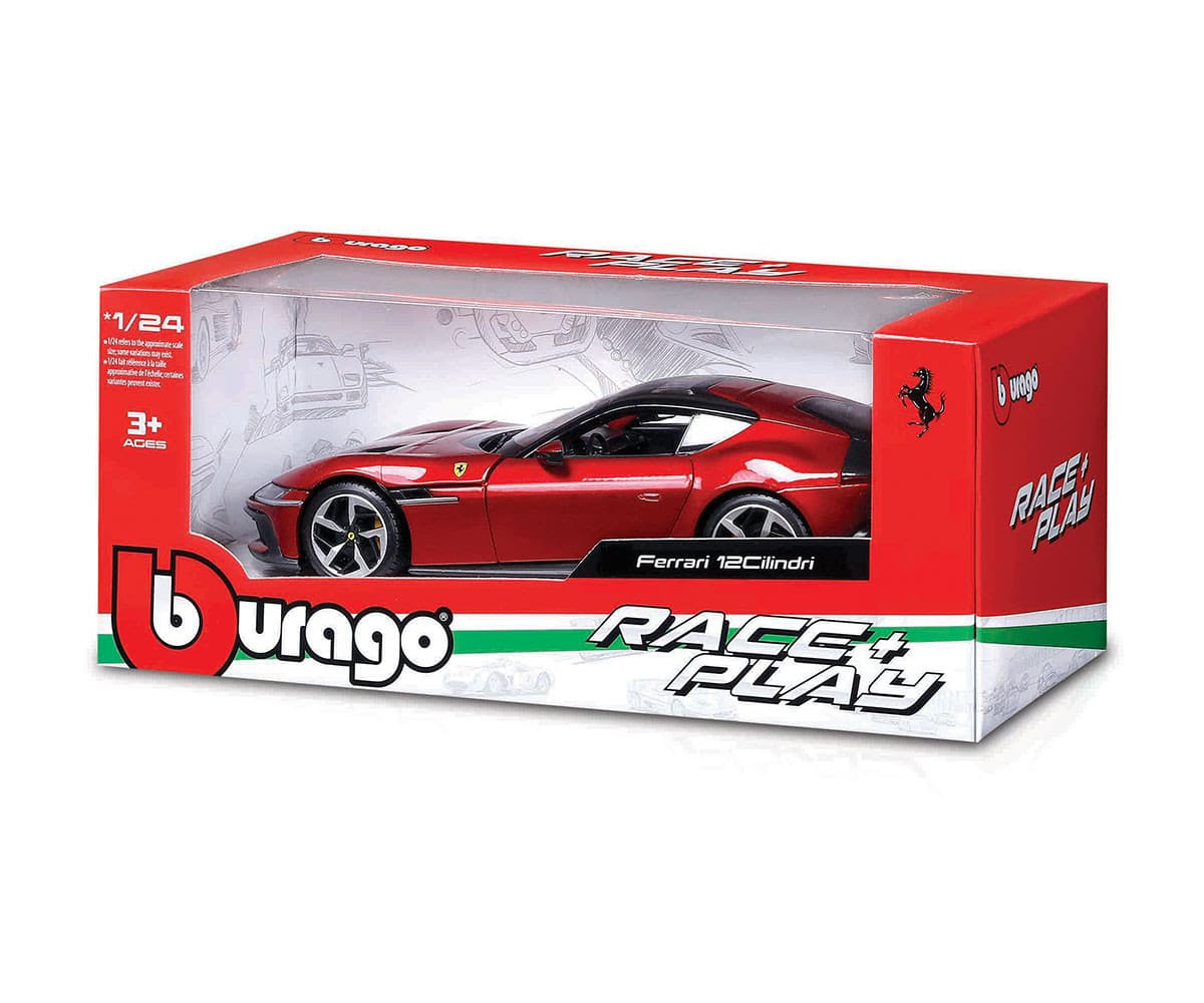 Bburago - модел на кола 1:24 - Ferrari 12 Cilindri Red
