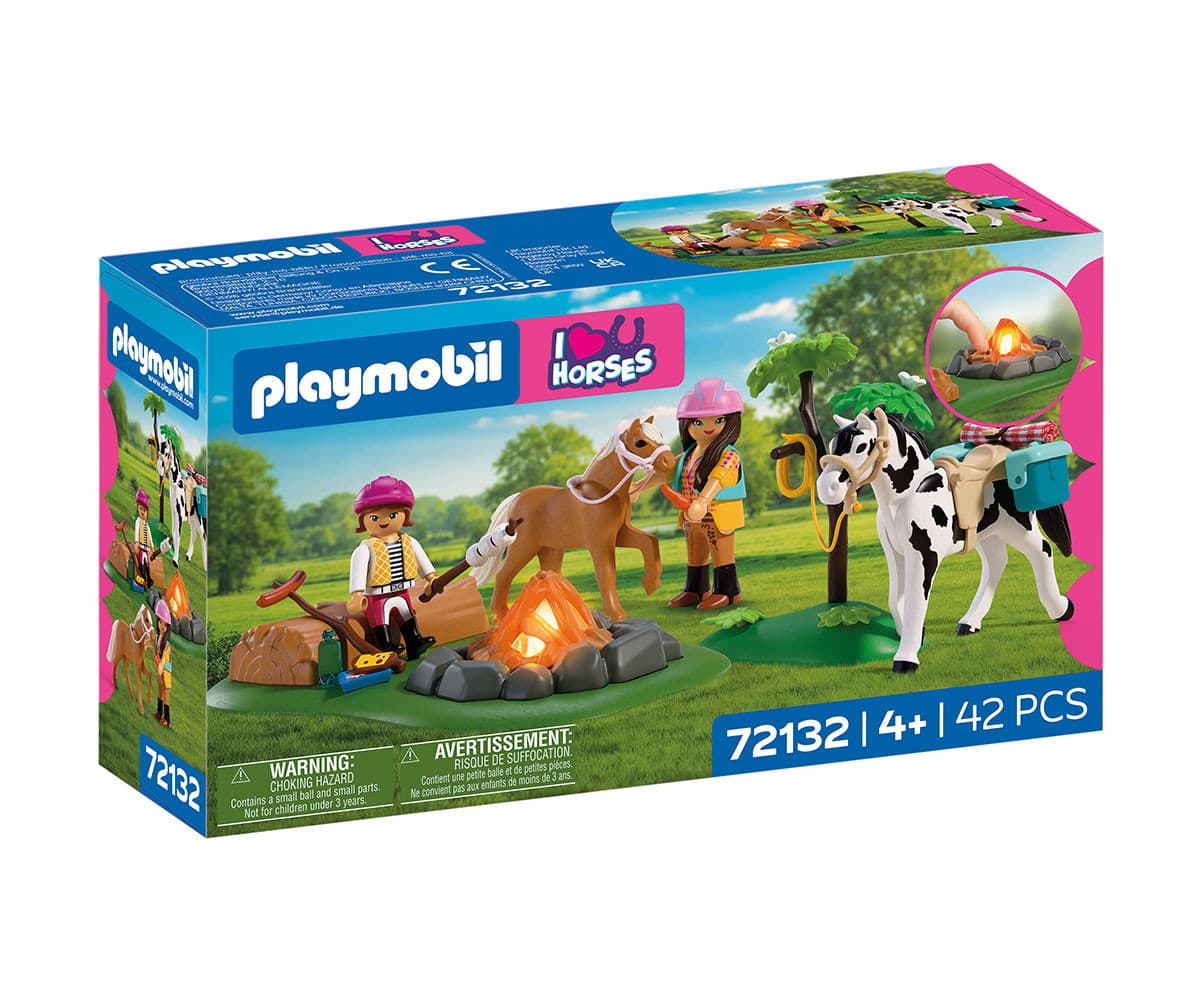 Playmobil - Разходка с кон и лагерен огън