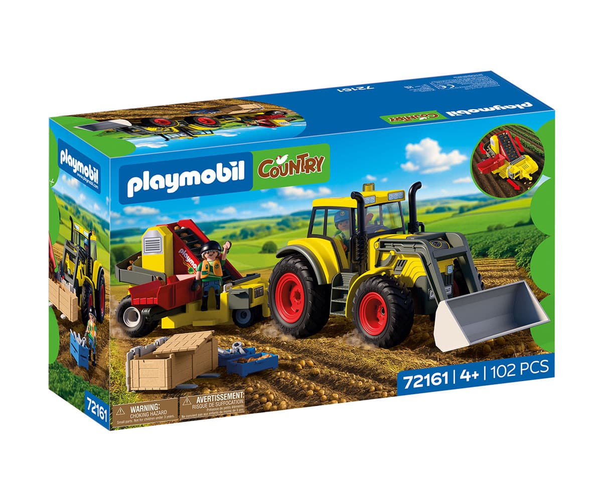 Playmobil - Голям трактор с картофокомбайн