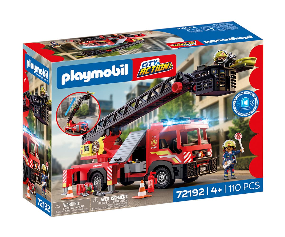 Playmobil - Пожарен автомобил със стълба