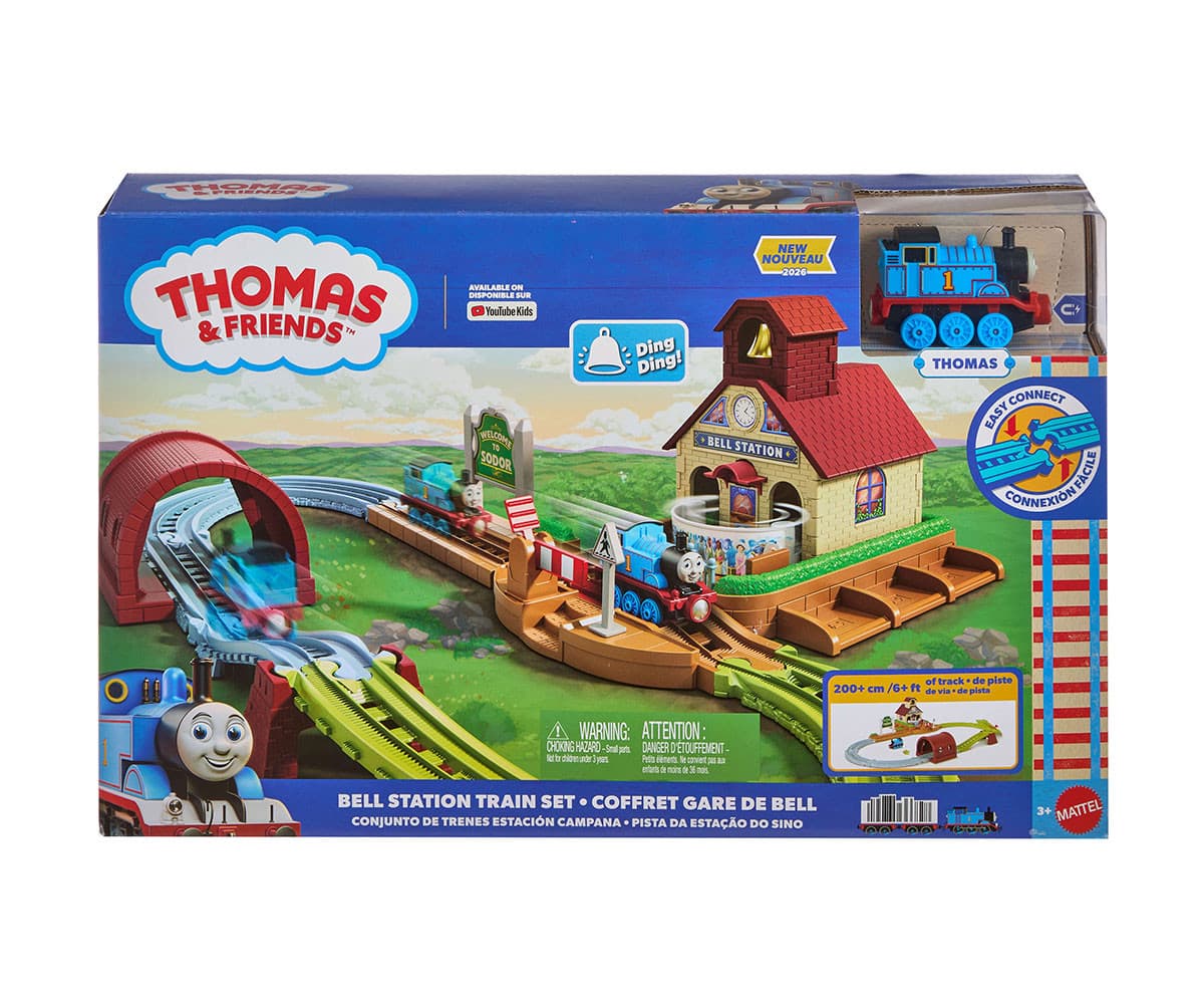 Thomas & Friends - Игрален комплект с влакче за бутане Бел Стейшън