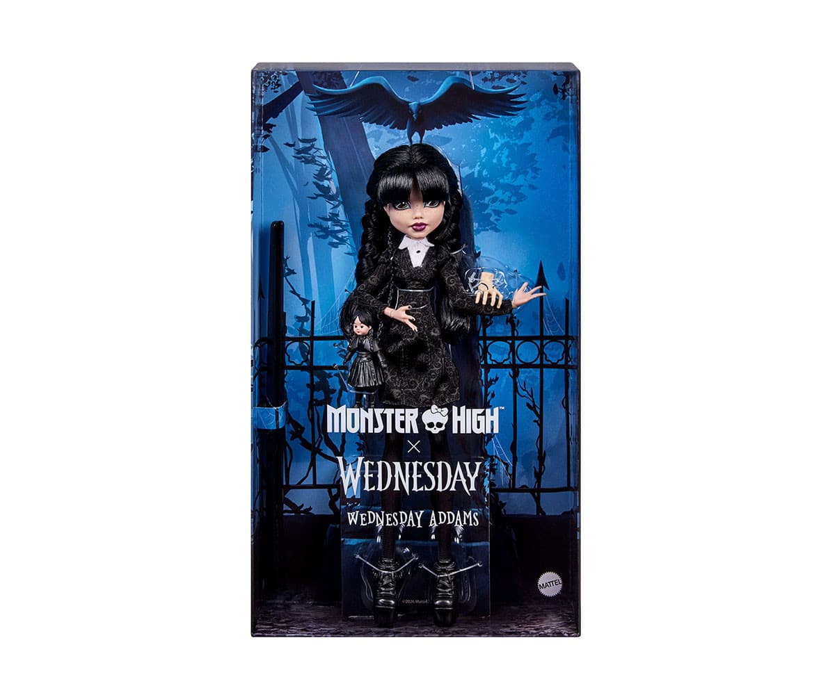 Кукла Monster High - Чудовища Wednesday: Уензди Адамс (обновена)