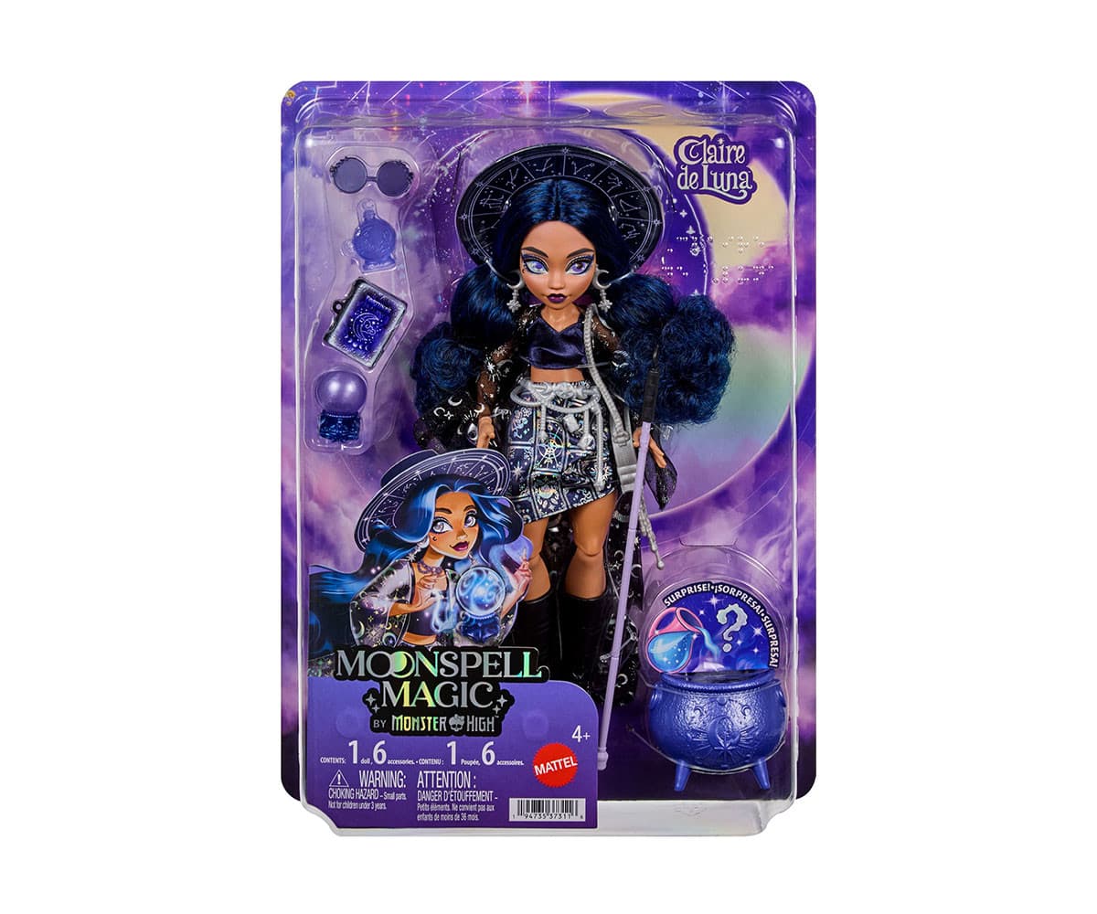 Кукла Monster High - Moonspell Magic: Клеър Де Луна - Вещицата ясновидка