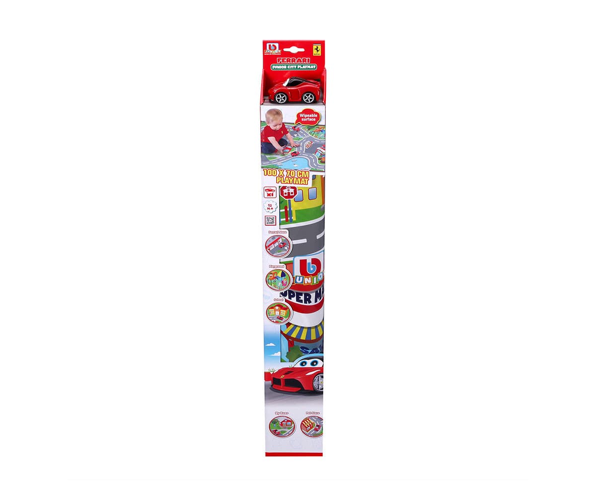 Bburago Junior - Детско килимче за игра Ferrari City