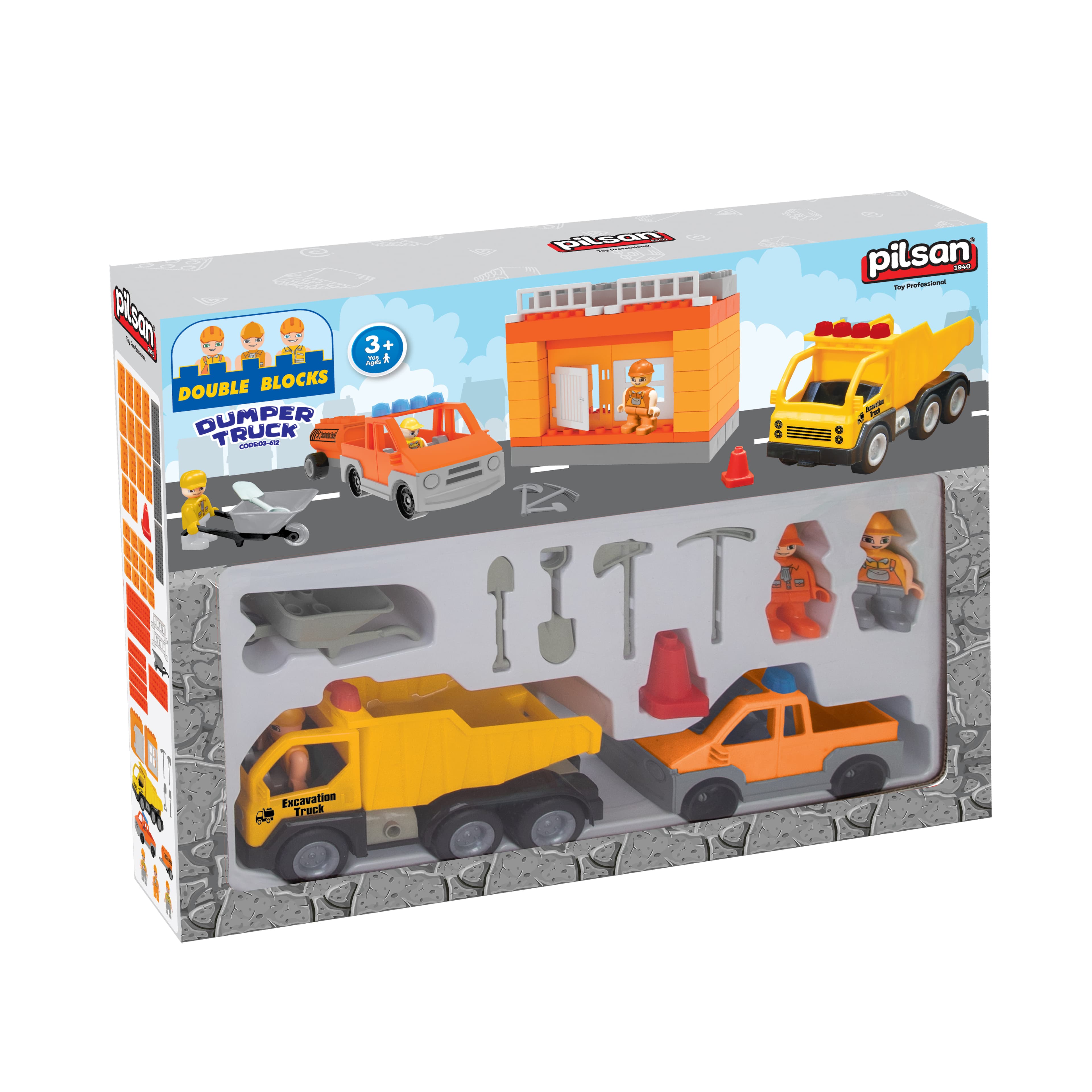 Конструктор Pilsan DumperTrucks 03612