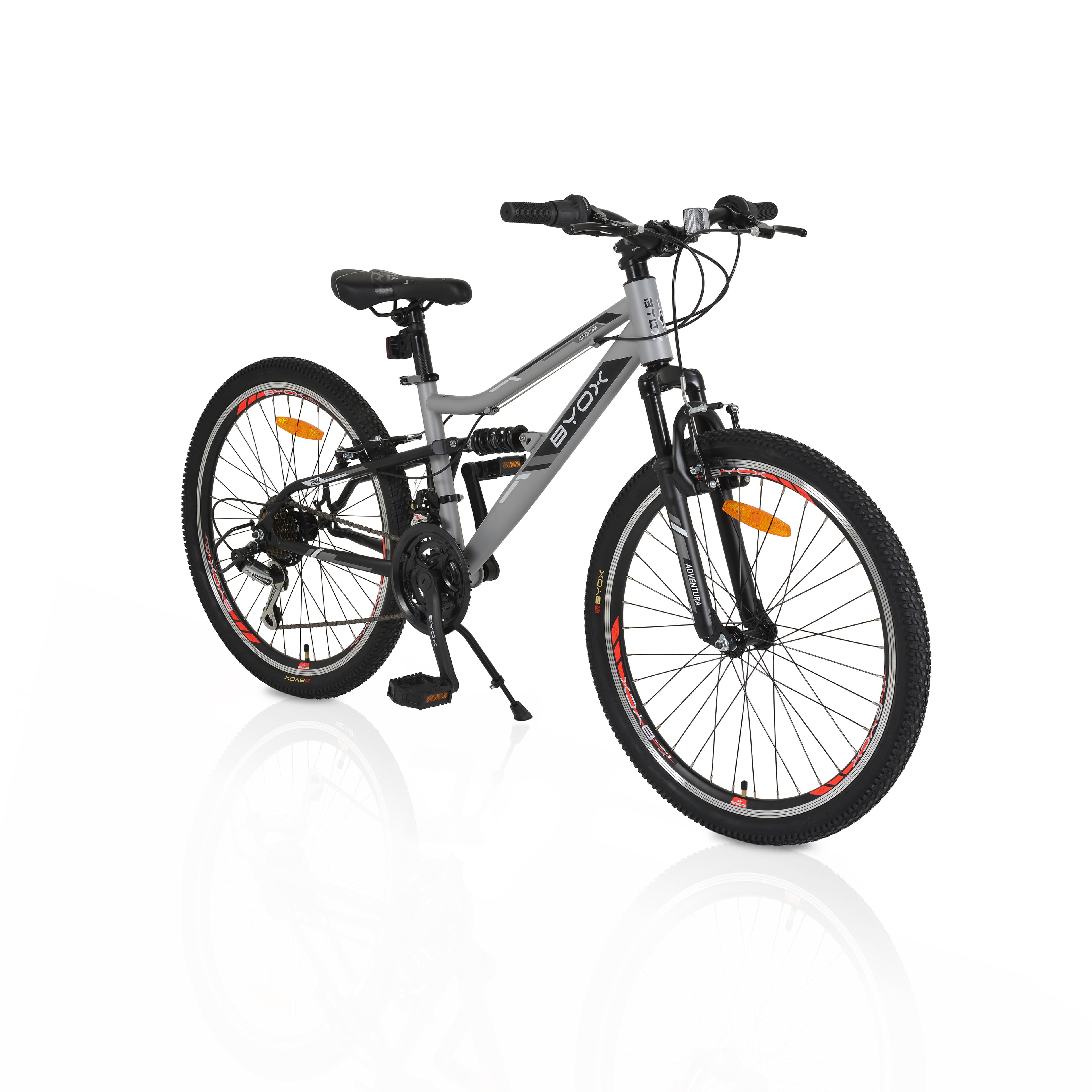 Велосипед със скорости 24" Adventura grey