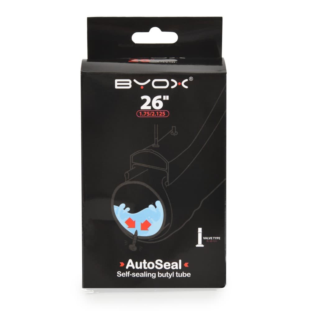 Вело вътрешна BYOX AutoSeal 26 х1.75/2.125 48мм