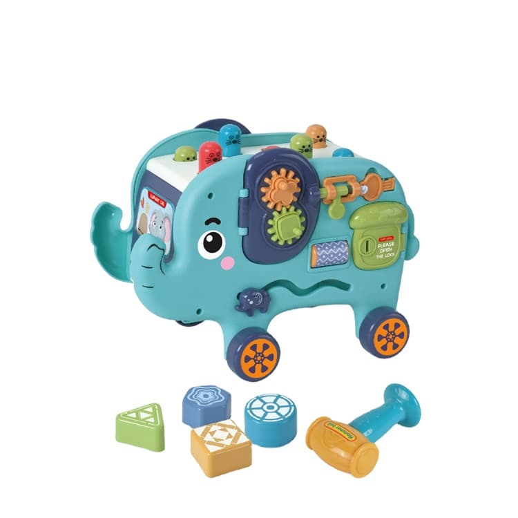 Интерактивна играчка със сортер Слонче RJ6801B