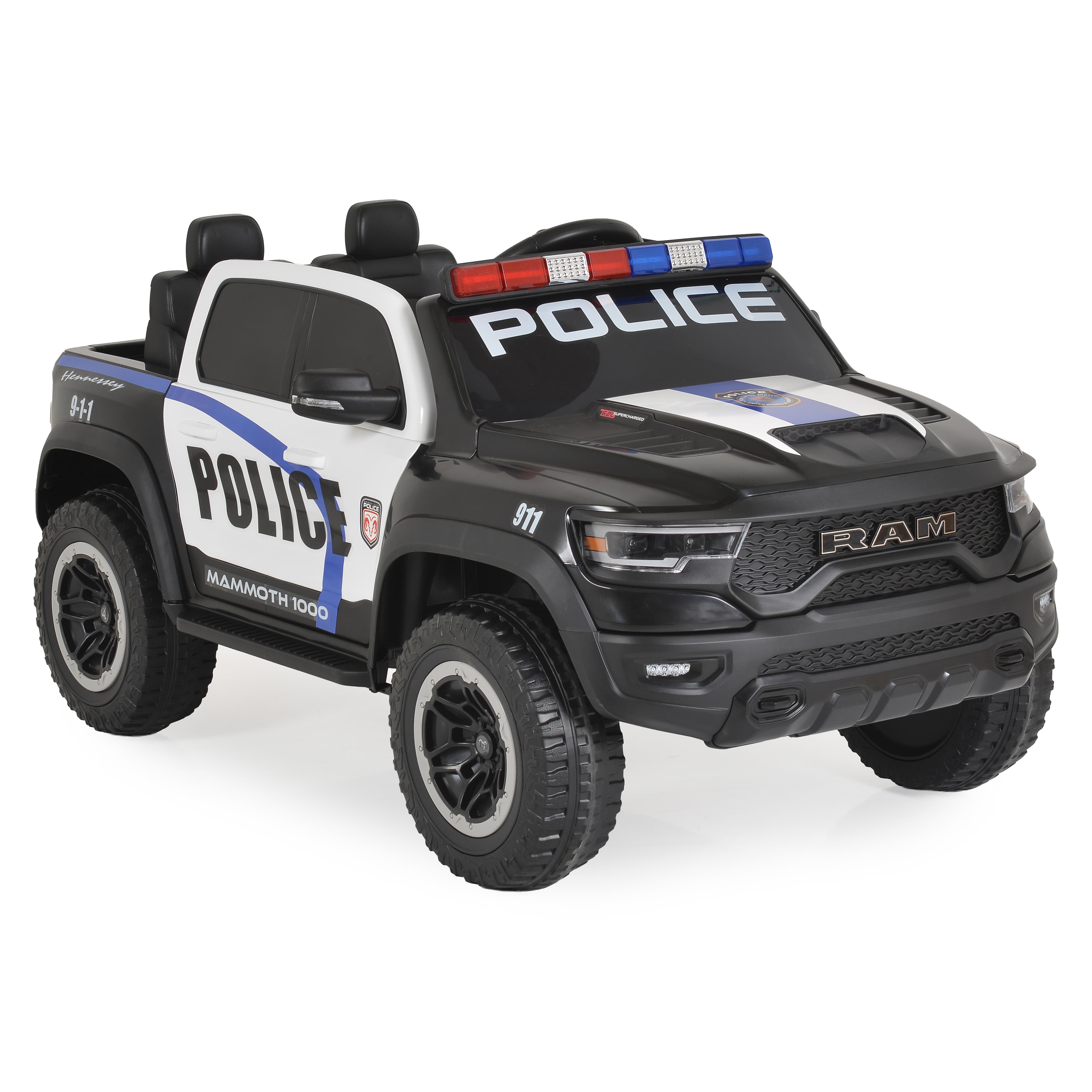 Акумулаторен джип Ram Mammoth 1000 черен