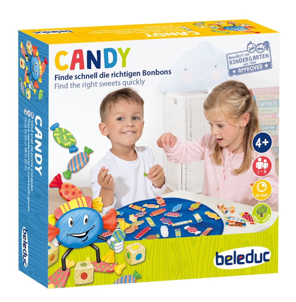Дървена настолна игра, Beleduc, Бонбони, 45 части