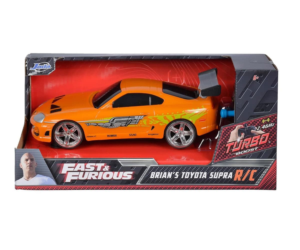 Jada - Бързи и яростни: Радиоуправляема кола Toyota Supra на Брайън, 1:24