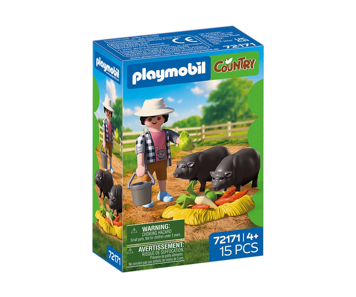 Playmobil - Фермер с виетнамски прасета