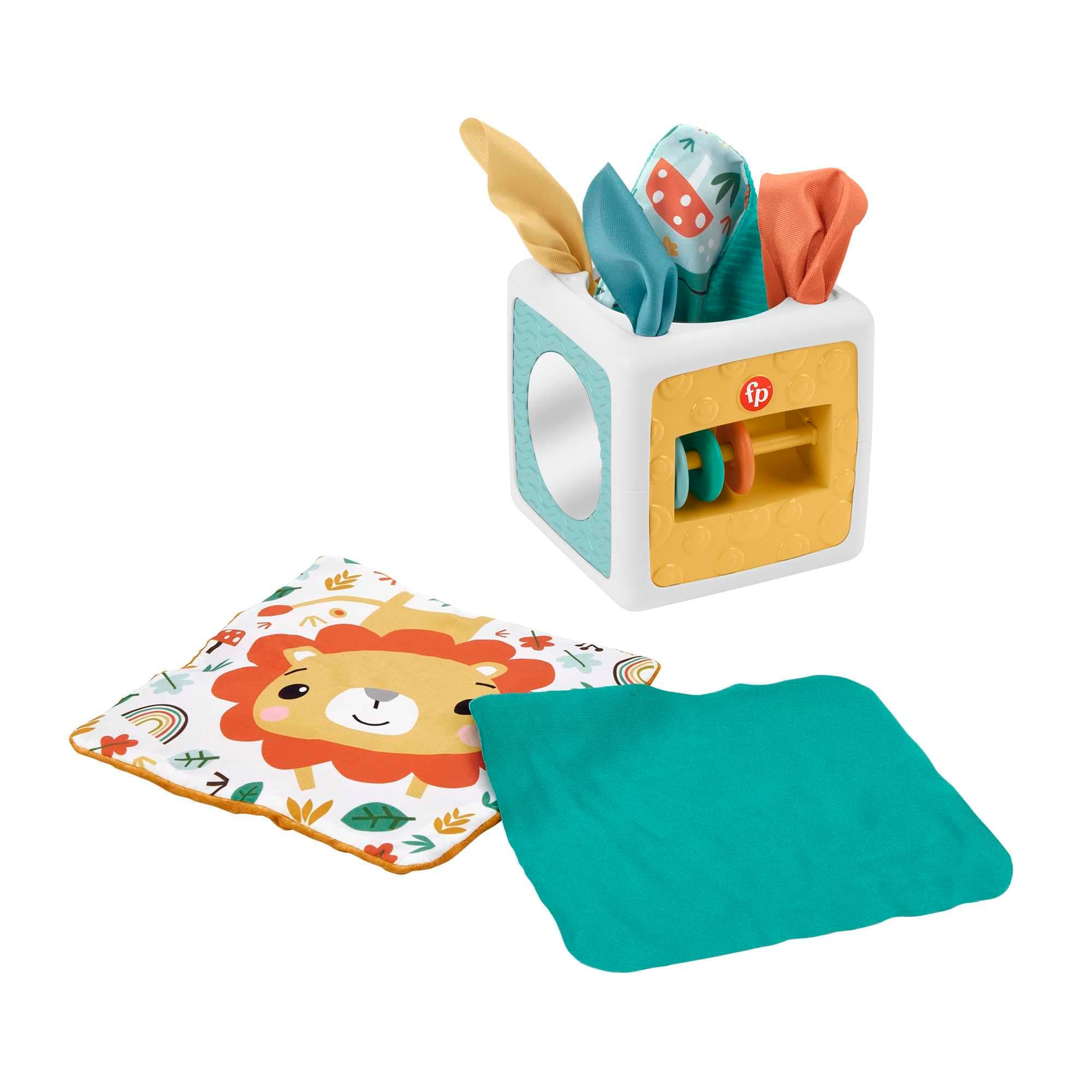 Занимателен куб с различни текстури Fisher Price