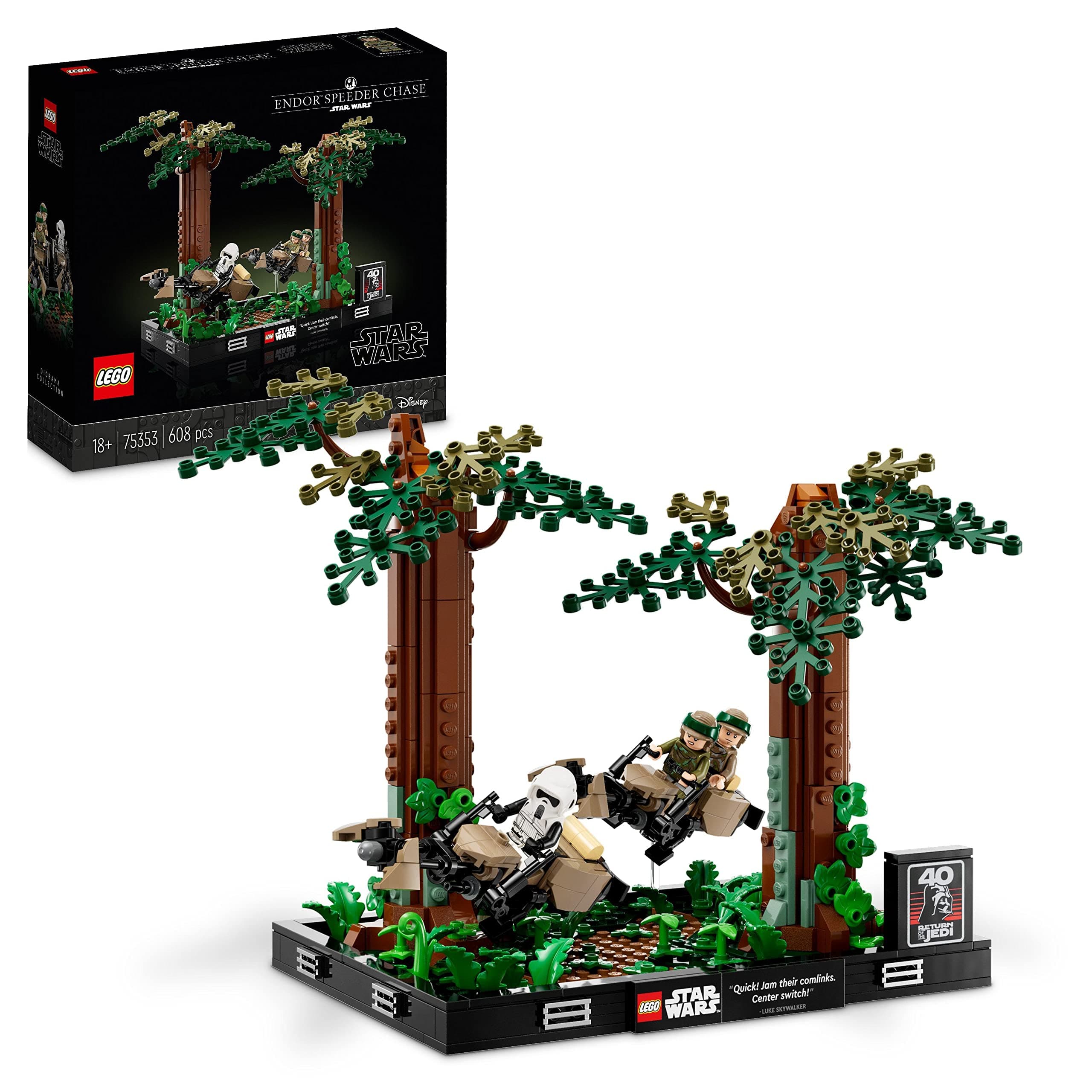 LEGO® Star Wars 75353 - Диорама на преследването на Ендор