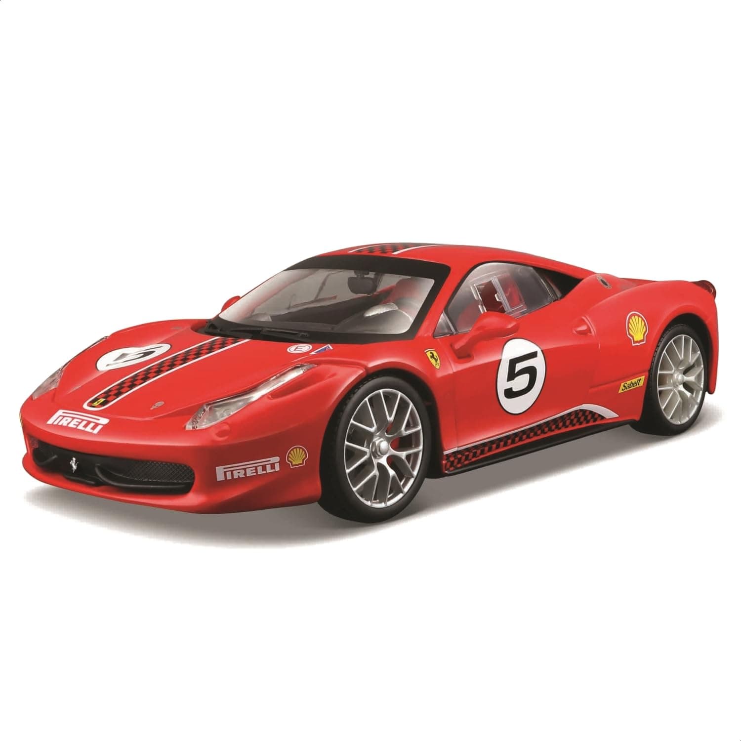 Bburago Ferrari - модел на кола 1:24 - Ferrari Race 458 Challenge