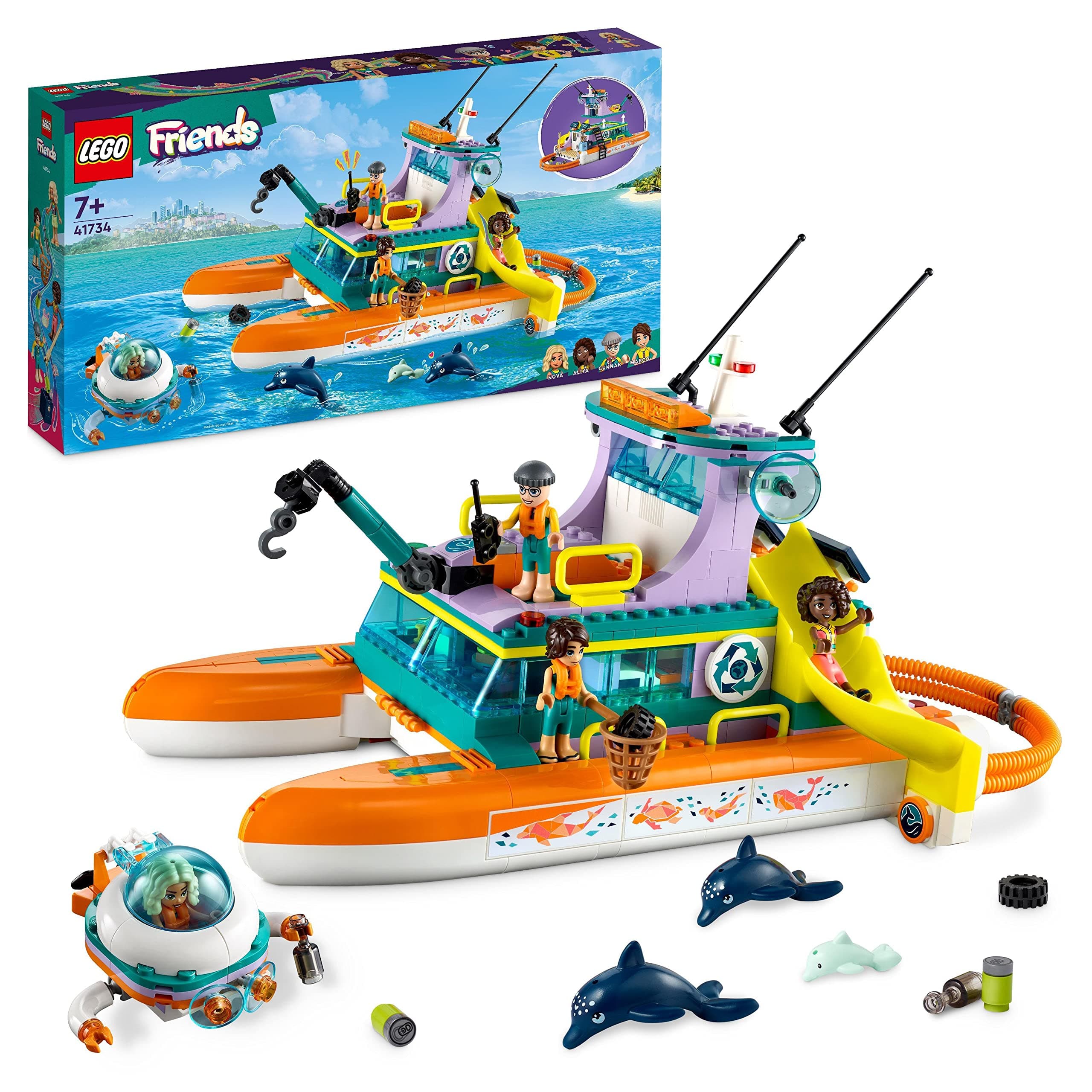 LEGO® Friends 41734 - Морска спасителна лодка
