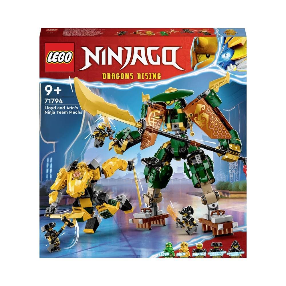 LEGO® NINJAGO® 71794 - Нинджа роботите на Лойд и Арин