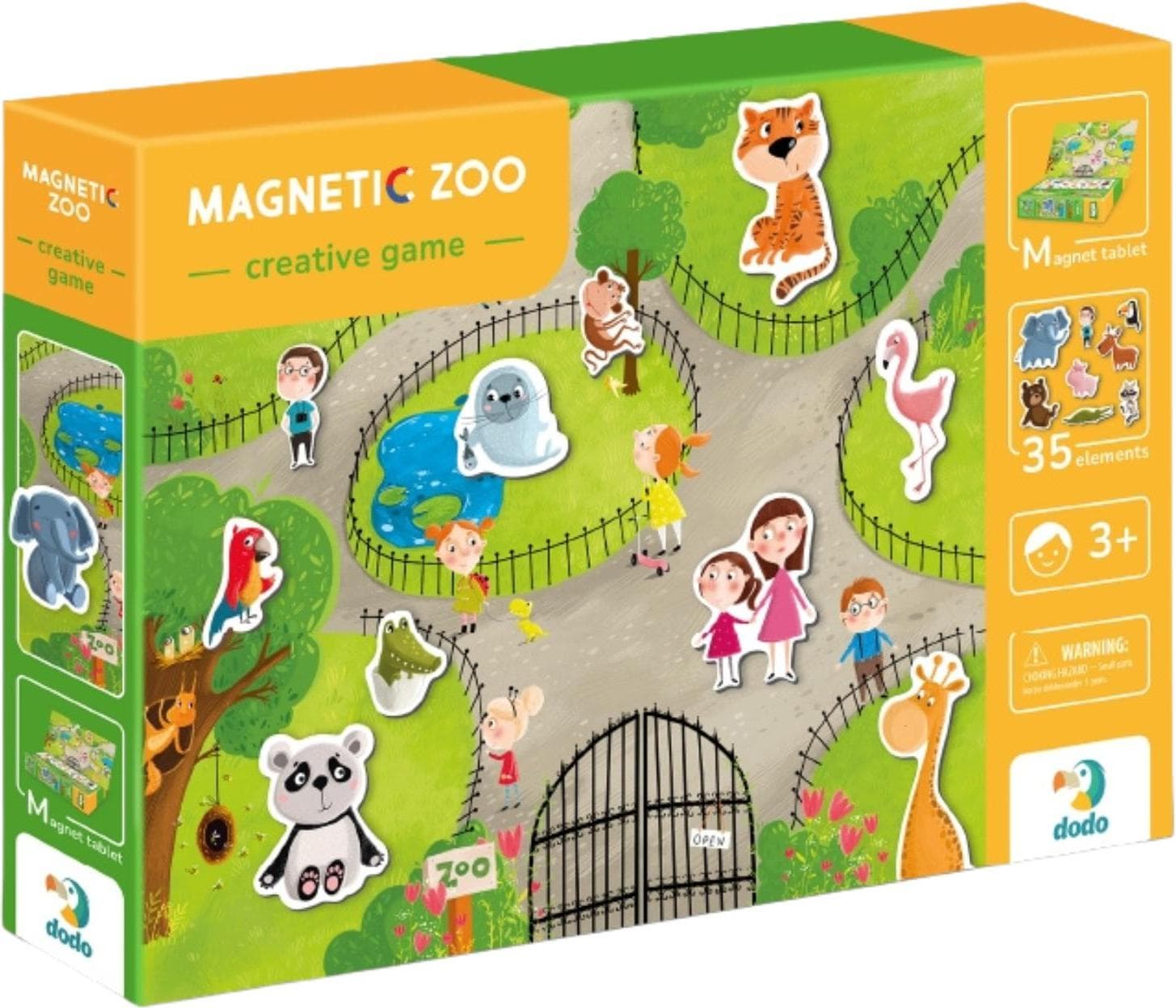 Игра Magnetic Zoo Dodo, 36 ел.