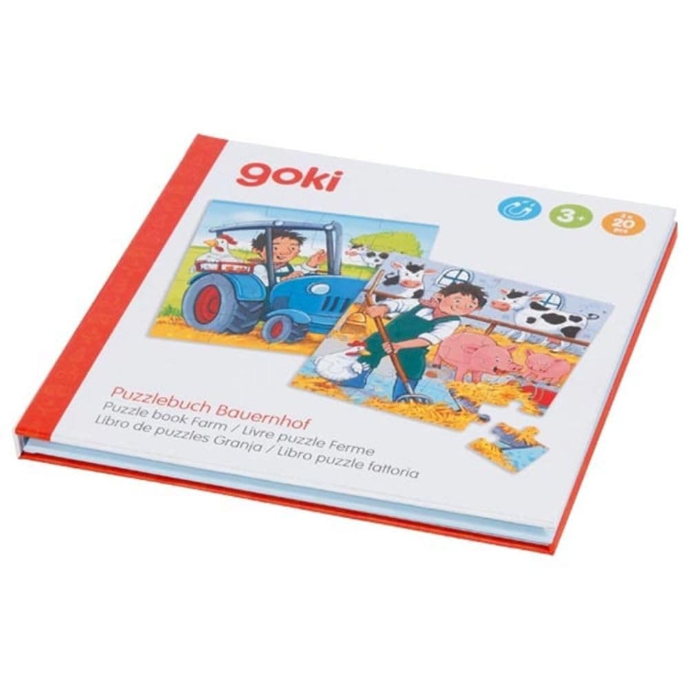 Книга с пъзели Goki, ферма