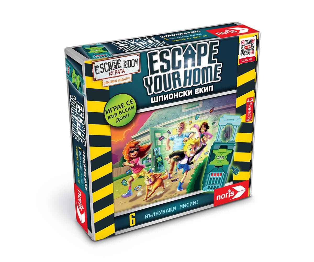 Noris - Настолна игра Escape Room - Escape your Home на български
