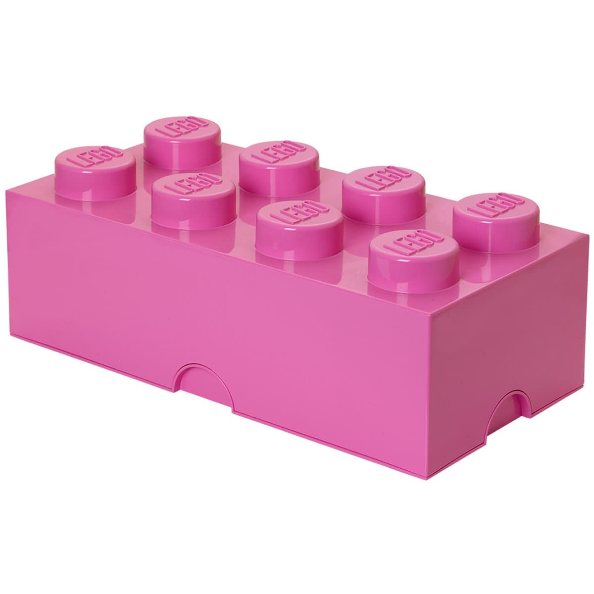 LEGO® кутия за съхранение - Тухличка 8, лилава
