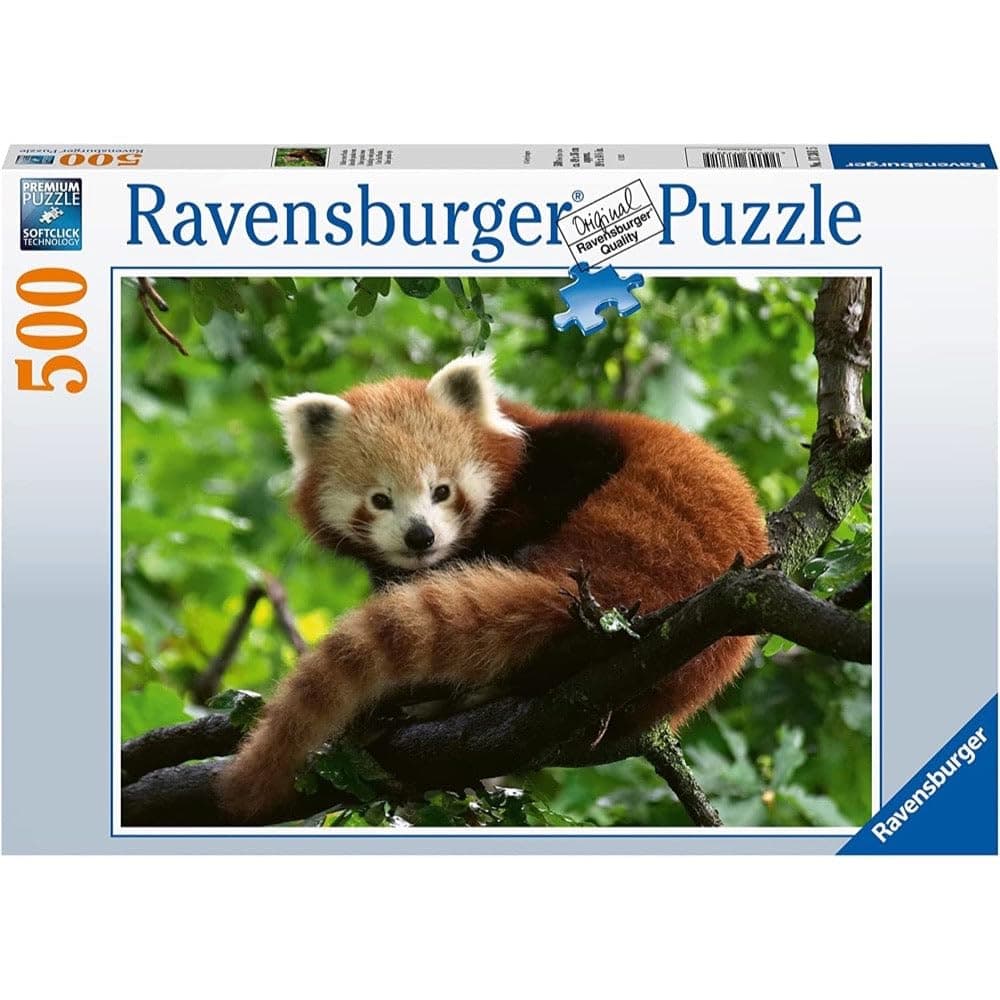 Пъзел Ravensburger 500 ел. - Сладка червена панда