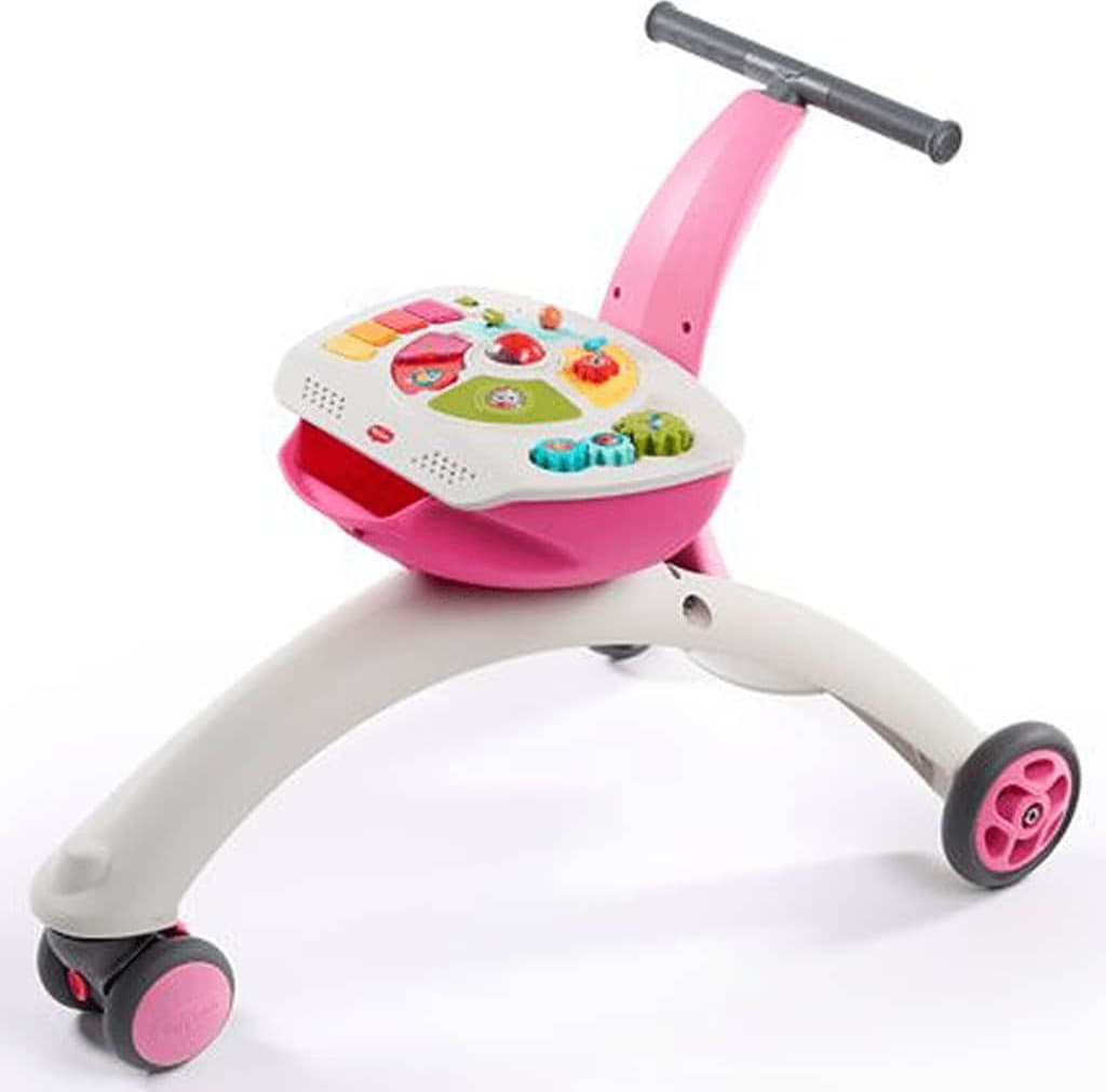 Активно-двигателна играчка 5-in-1 Tiny Love Walk Behind & Ride-on Pink, 6-36м, розова