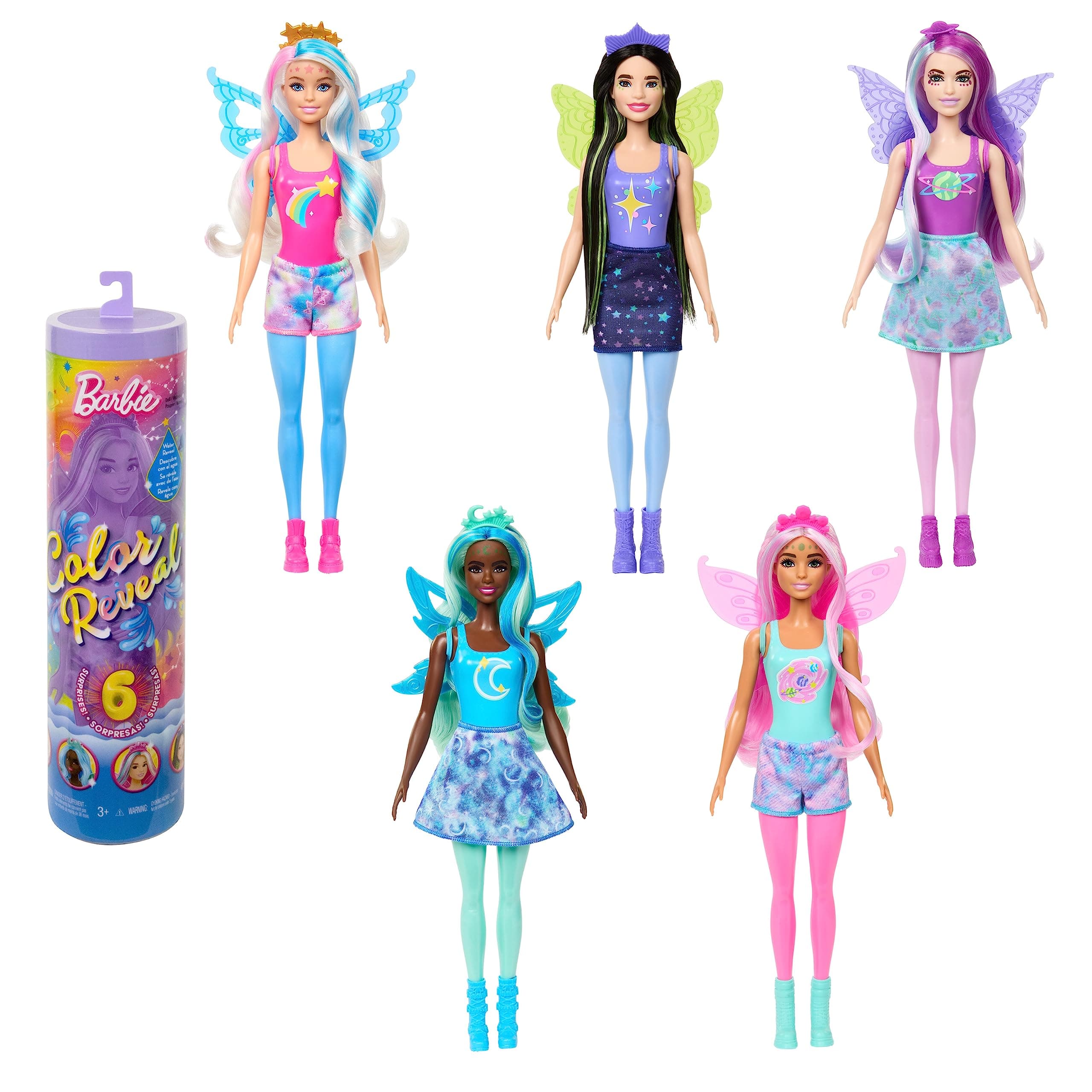 Кукла Barbie - С трансформация, серия Галактика: Дъга, асортимент