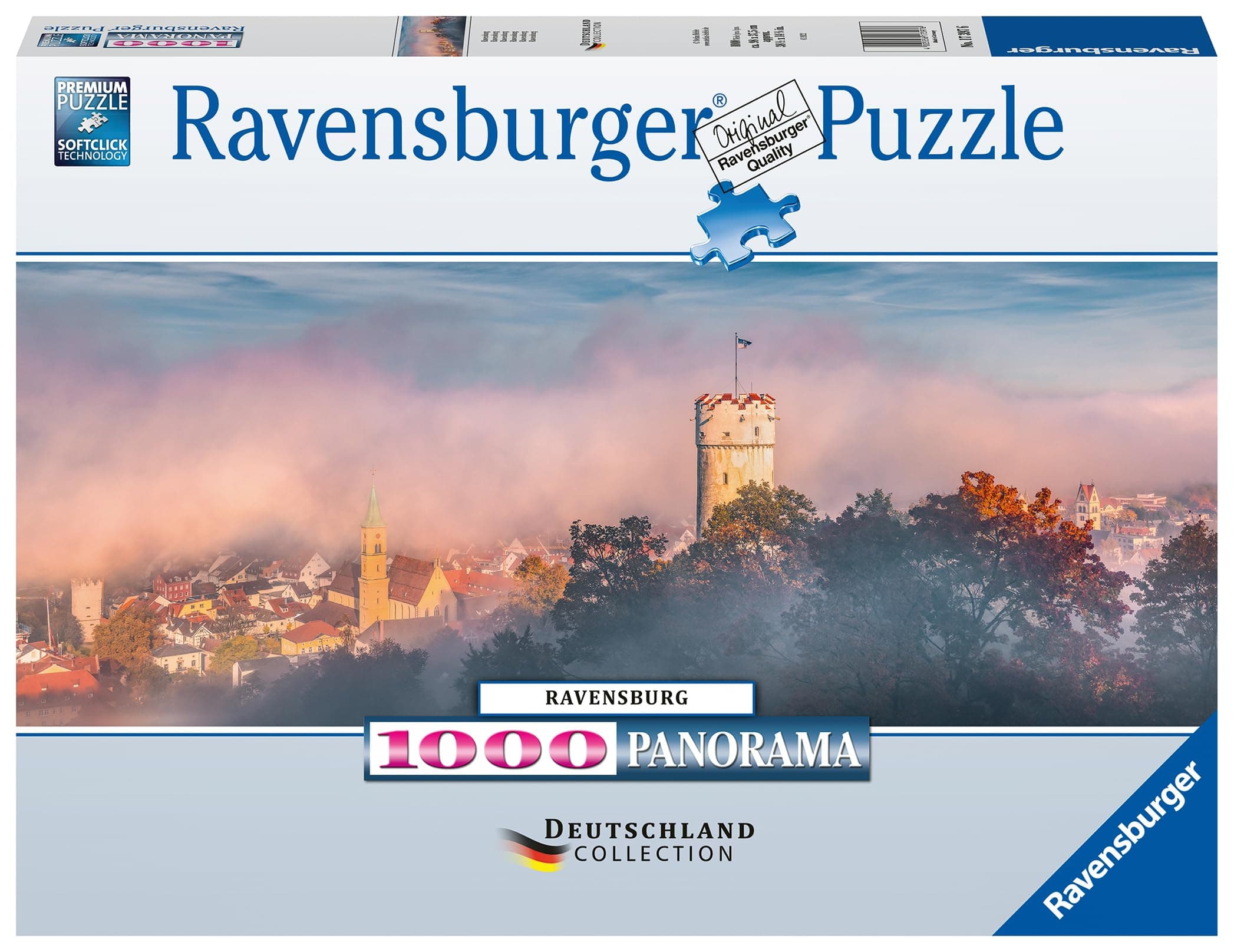 Пъзел Ravensburger панорама 1000 ел. - Крепост