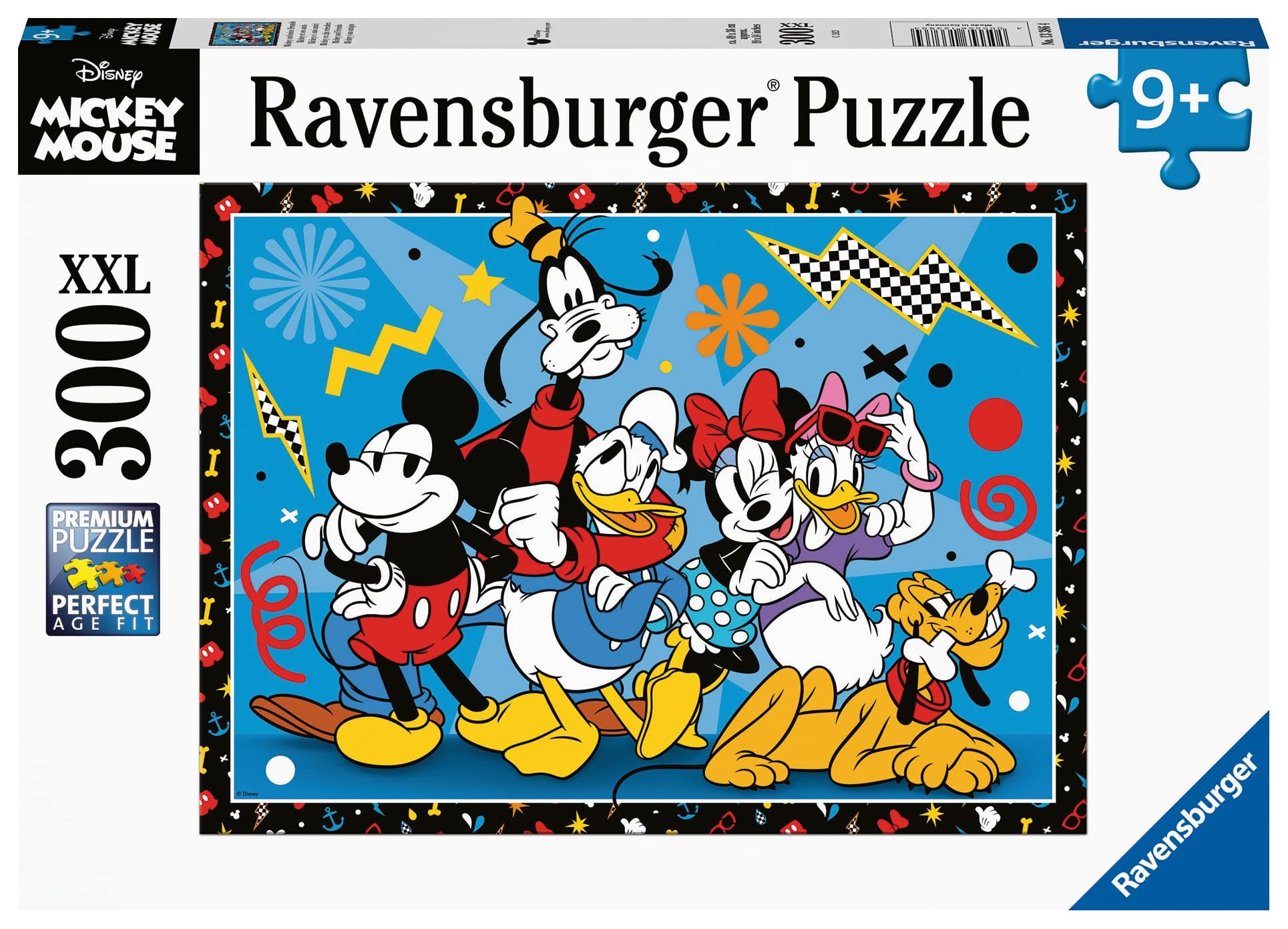Пъзел Ravensburger 300 ел. XXL - Мики Маус и приятели