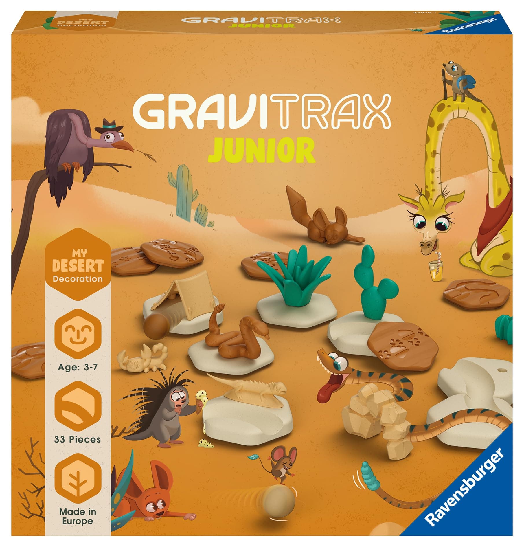 Настолна игра Ravensburger GraviTrax Junior - Допълнение Пустиня