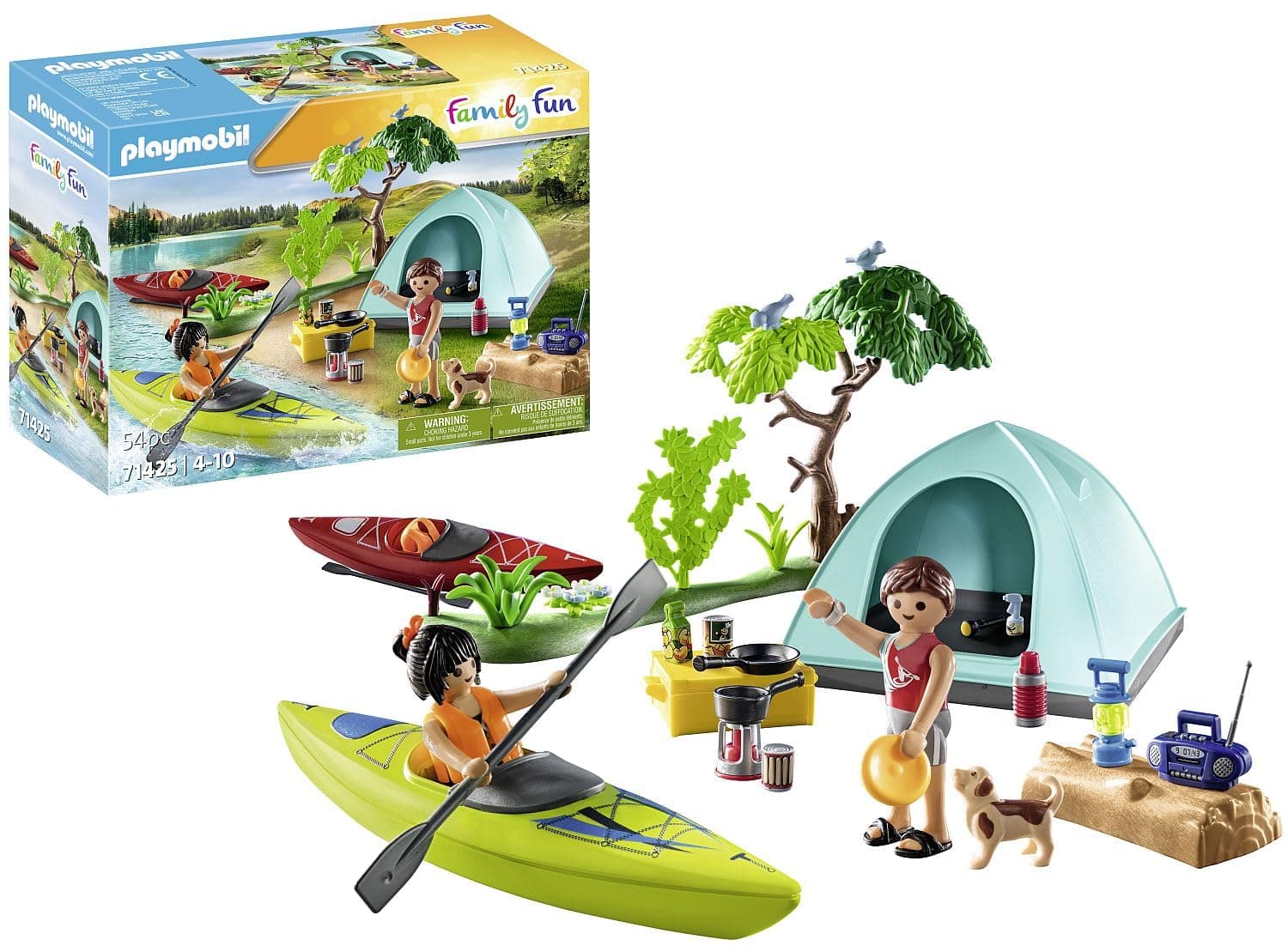 Playmobil - Къмпинг с лагерен огън