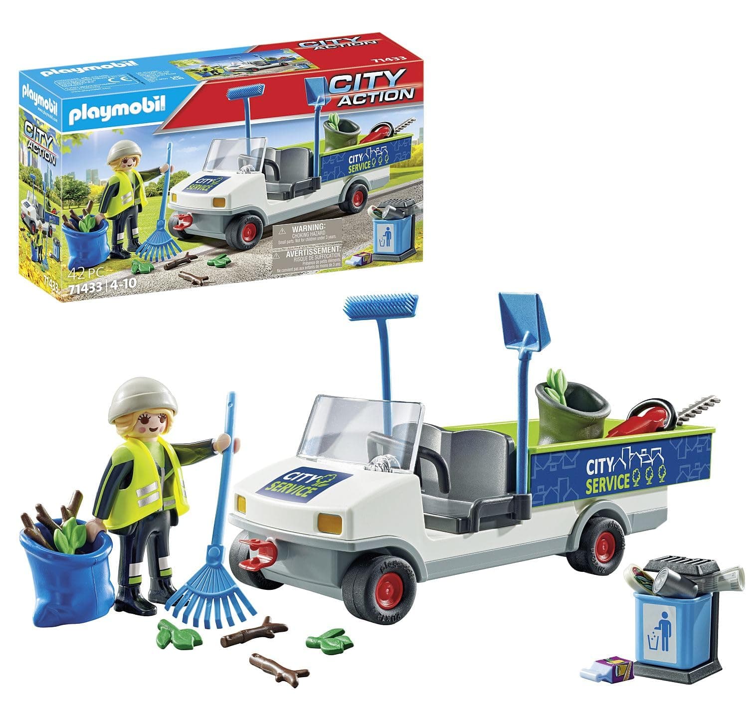 Playmobil - Уличен чистач с електрическо превозно средство