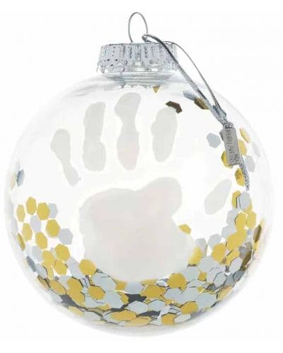 Отпечатък прозрачна коледна топка Baby Art