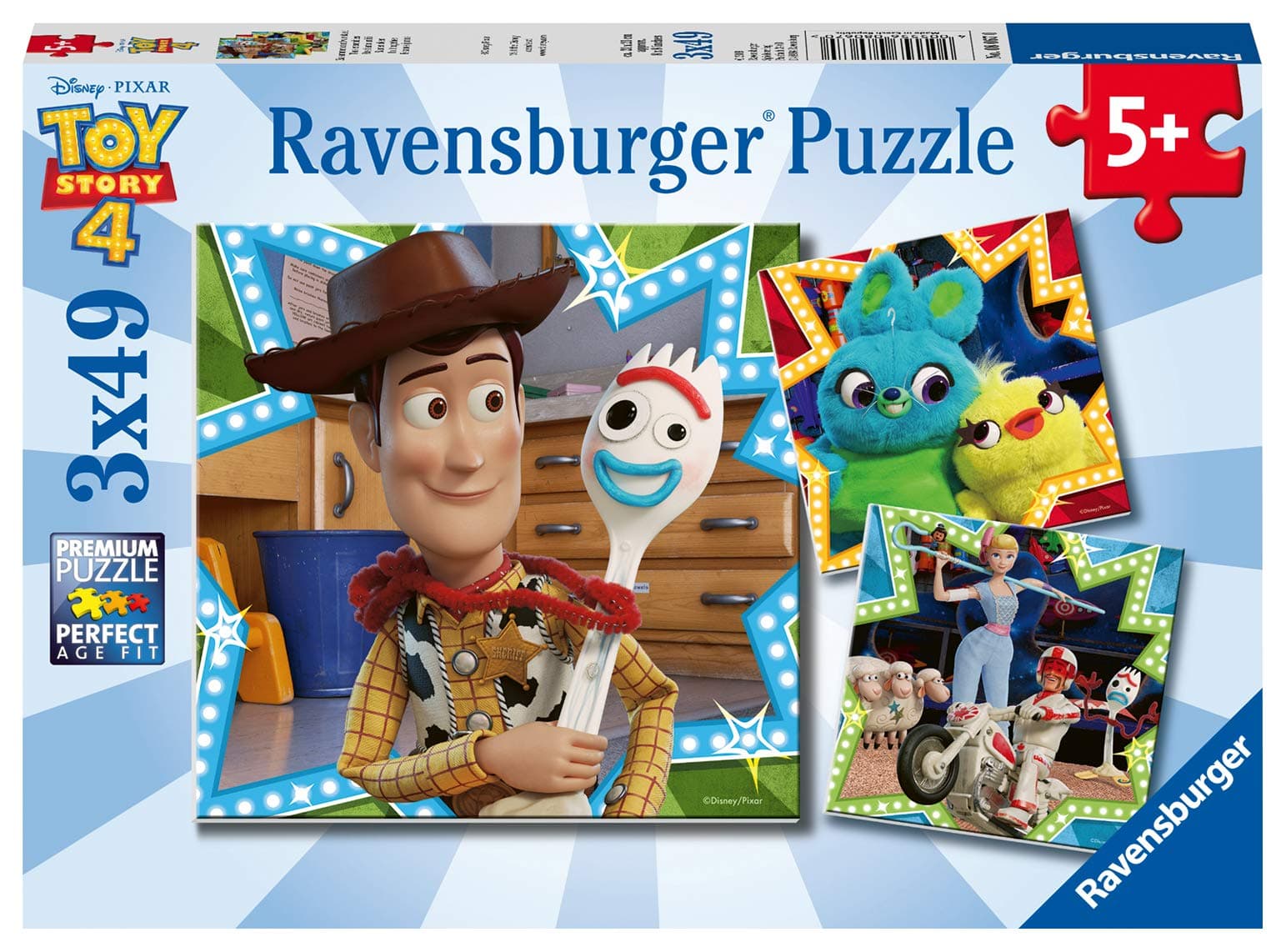 Пъзел Ravensburger 3x49 ел. - Играта на играчките