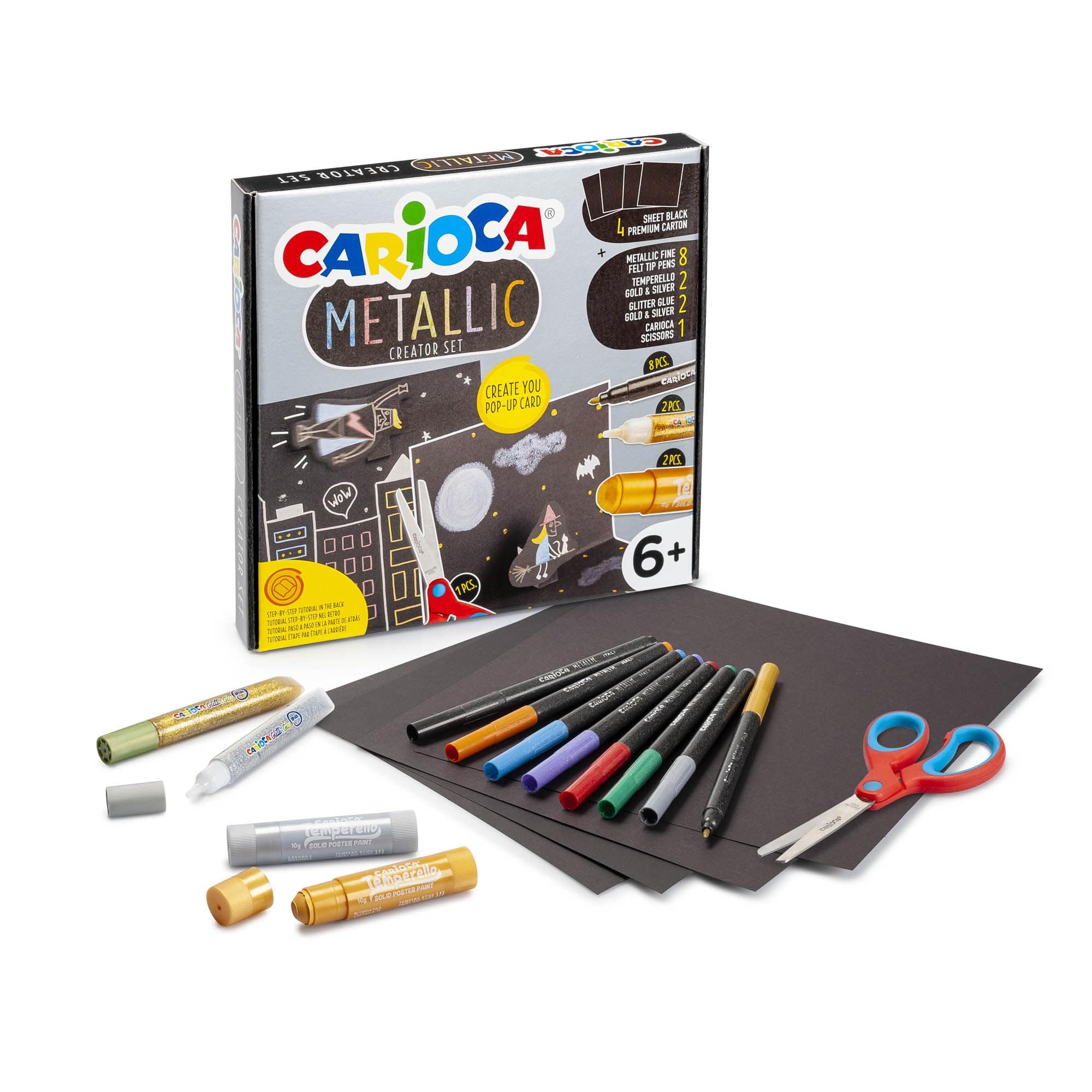 Carioca - Комплект Metallic за Pop-up картички
