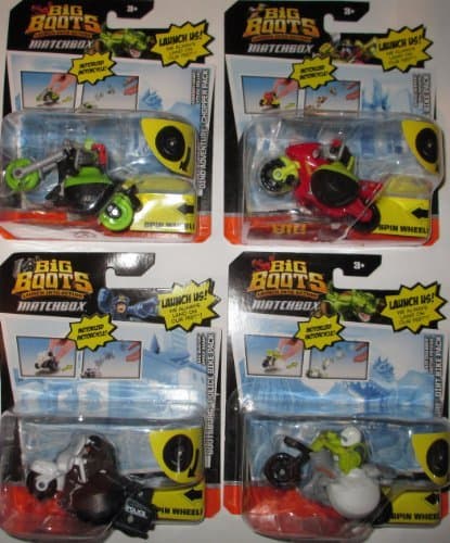 Matchbox Big Boots Мотор, 4 вида