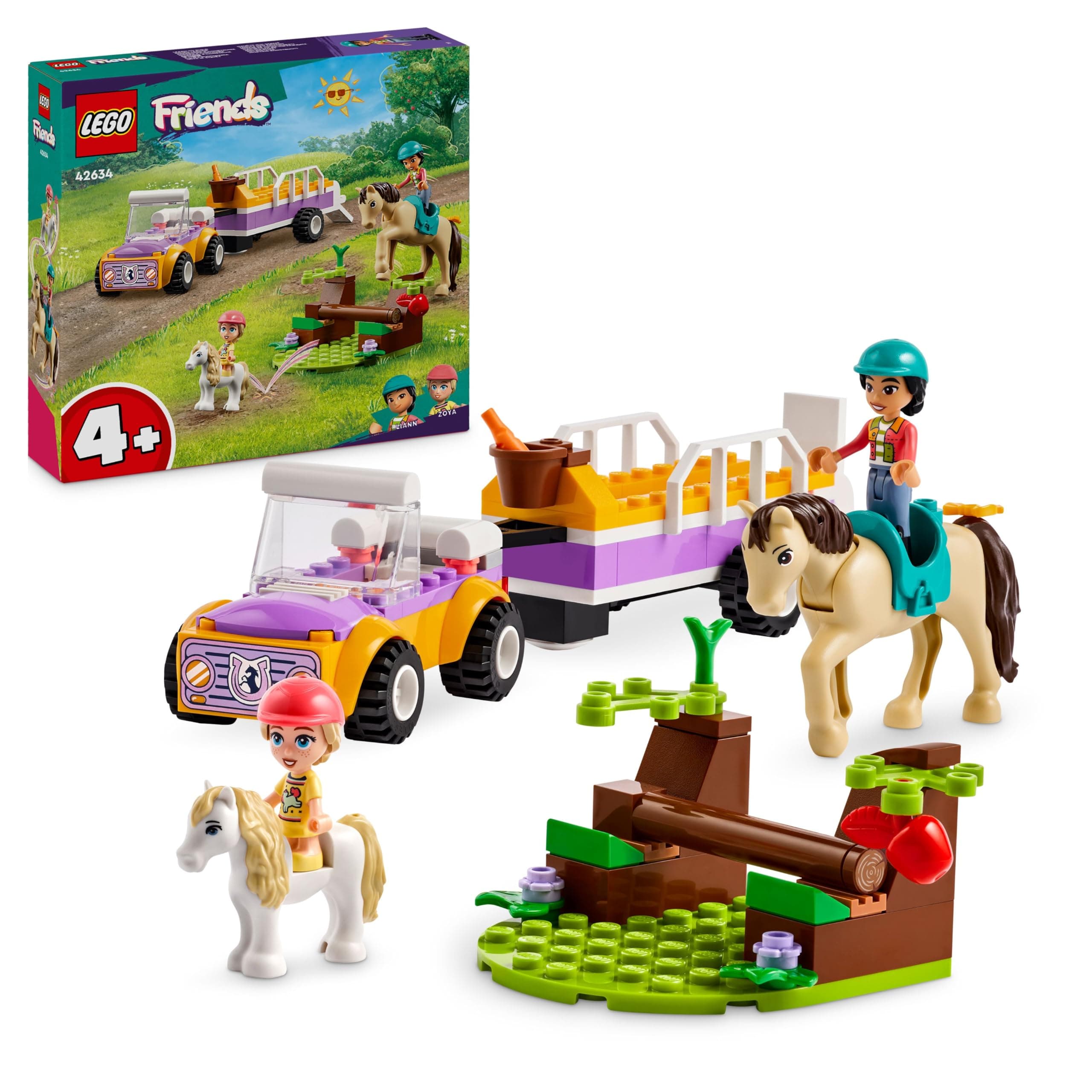 LEGO® Friends 42634 - Ремарке за кон и пони