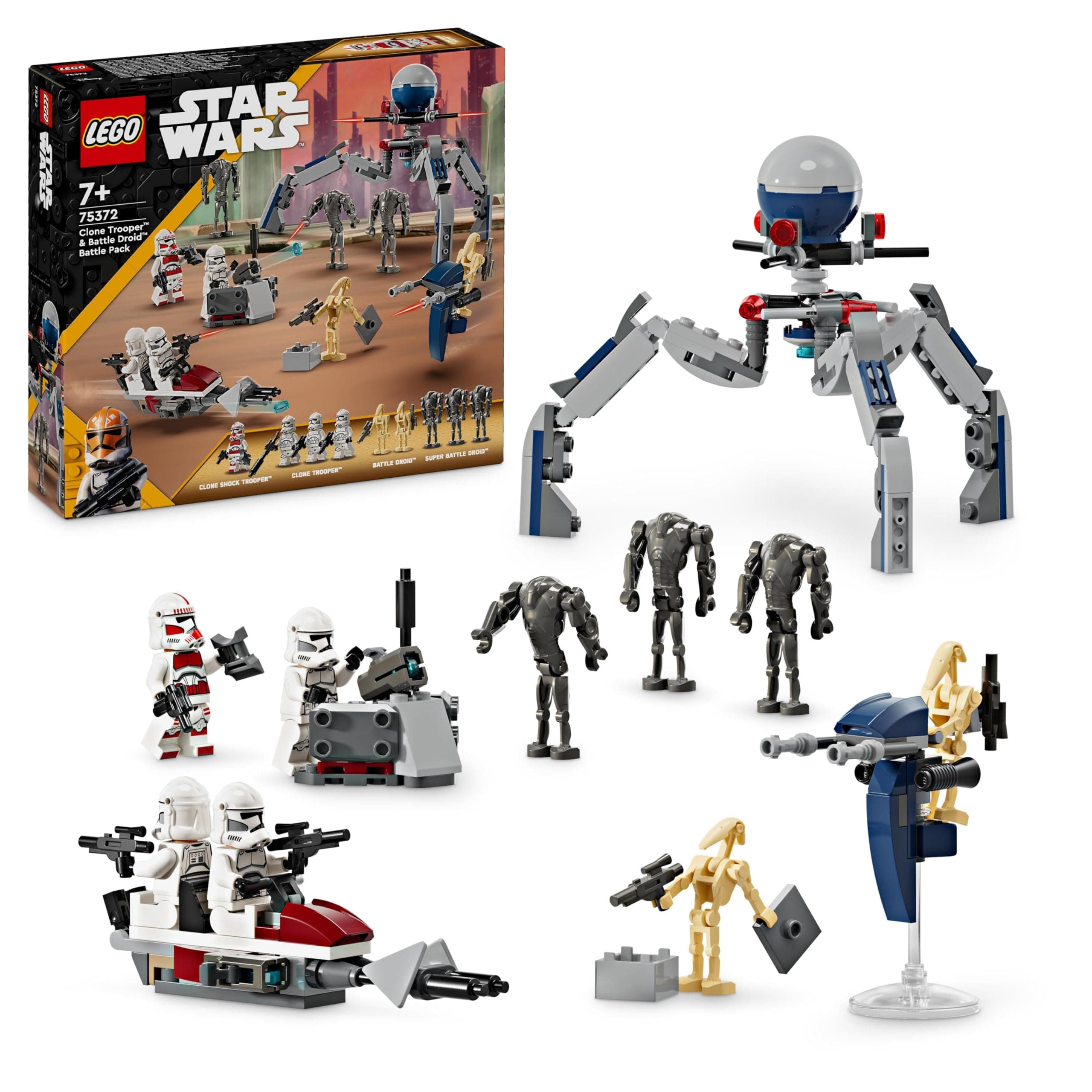 LEGO® Star Wars™ 75372 - Клонинг щурмовак и боен дроид – боен пакет