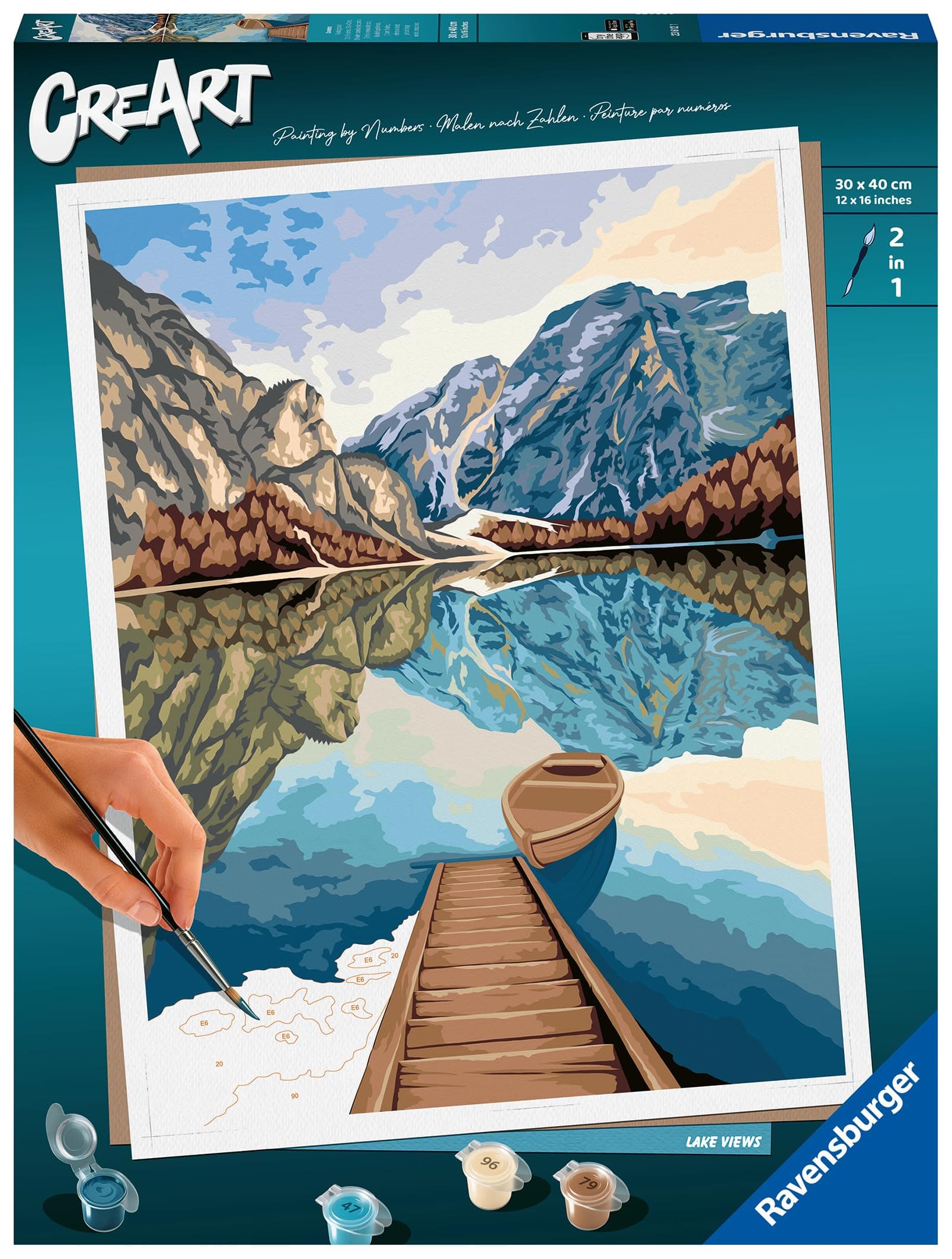 Рисувателна галерия CreArt Ravensburger - Изглед към езерото
