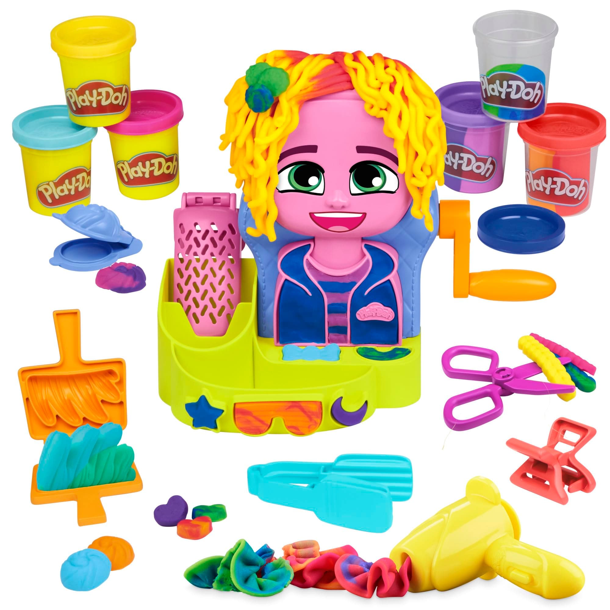 Play Doh - Игрален комплект: Фризьорски салон