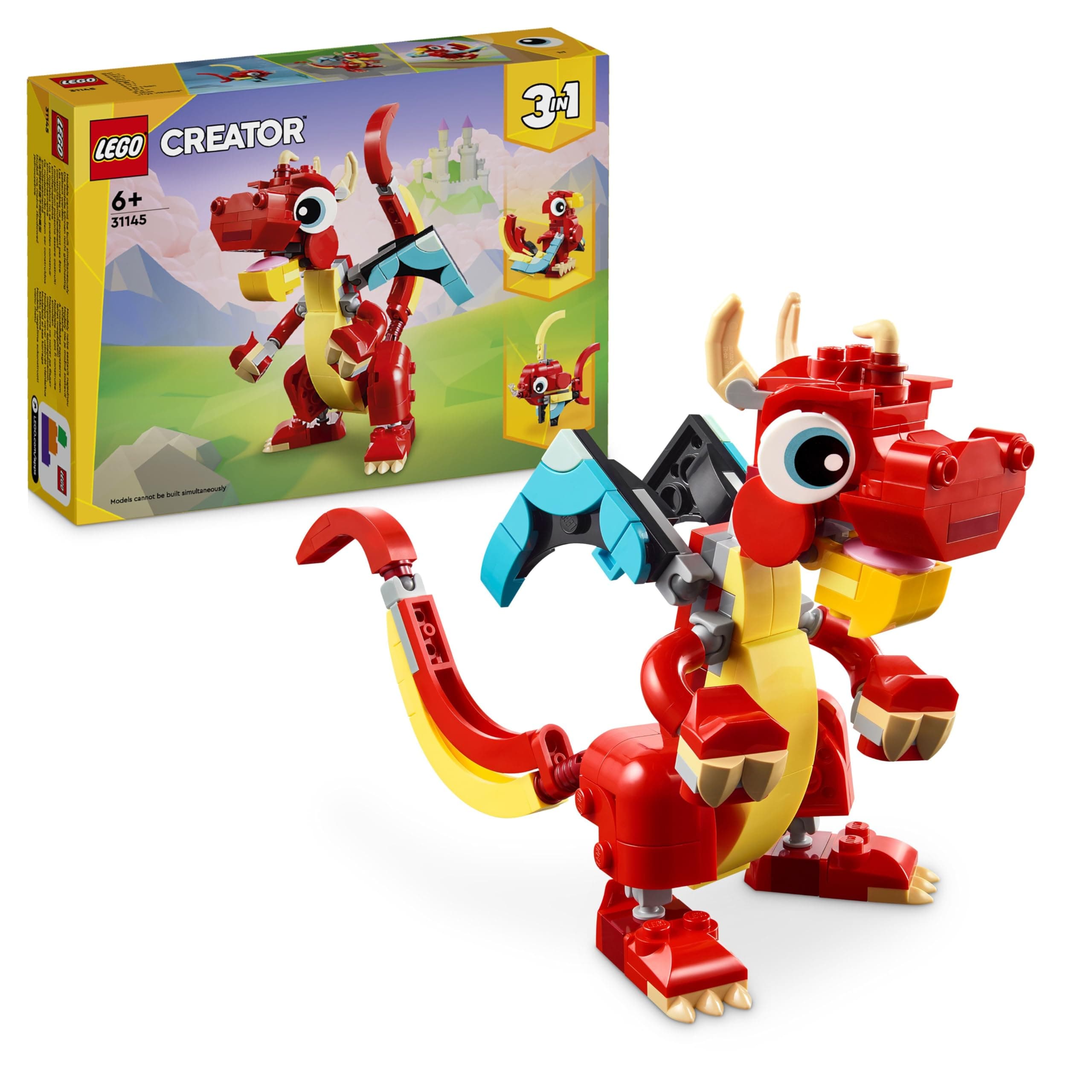 LEGO® Creator 31145 - Червен дракон