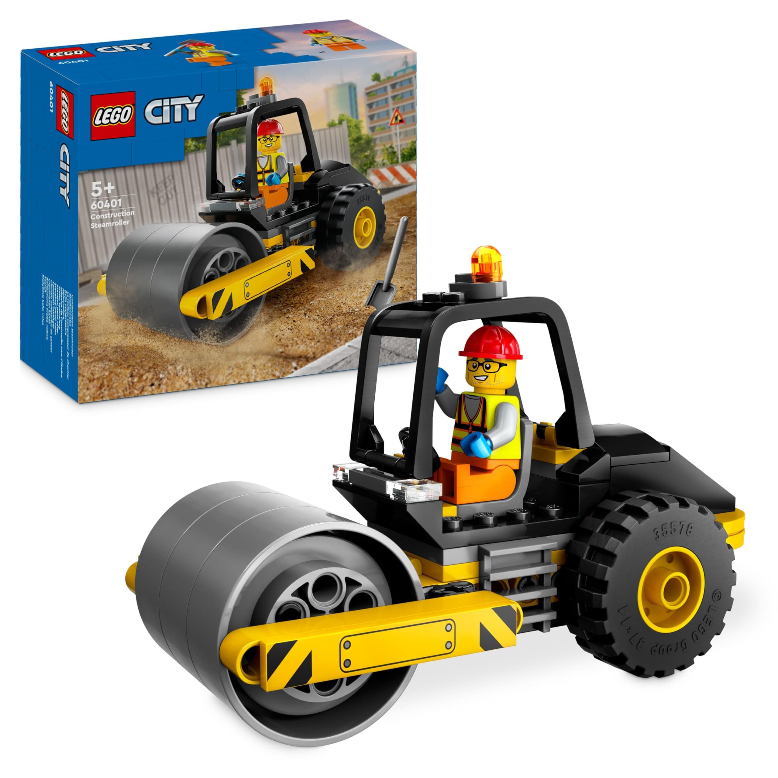 LEGO® City Great Vehicles 60401 - Строителен валяк
