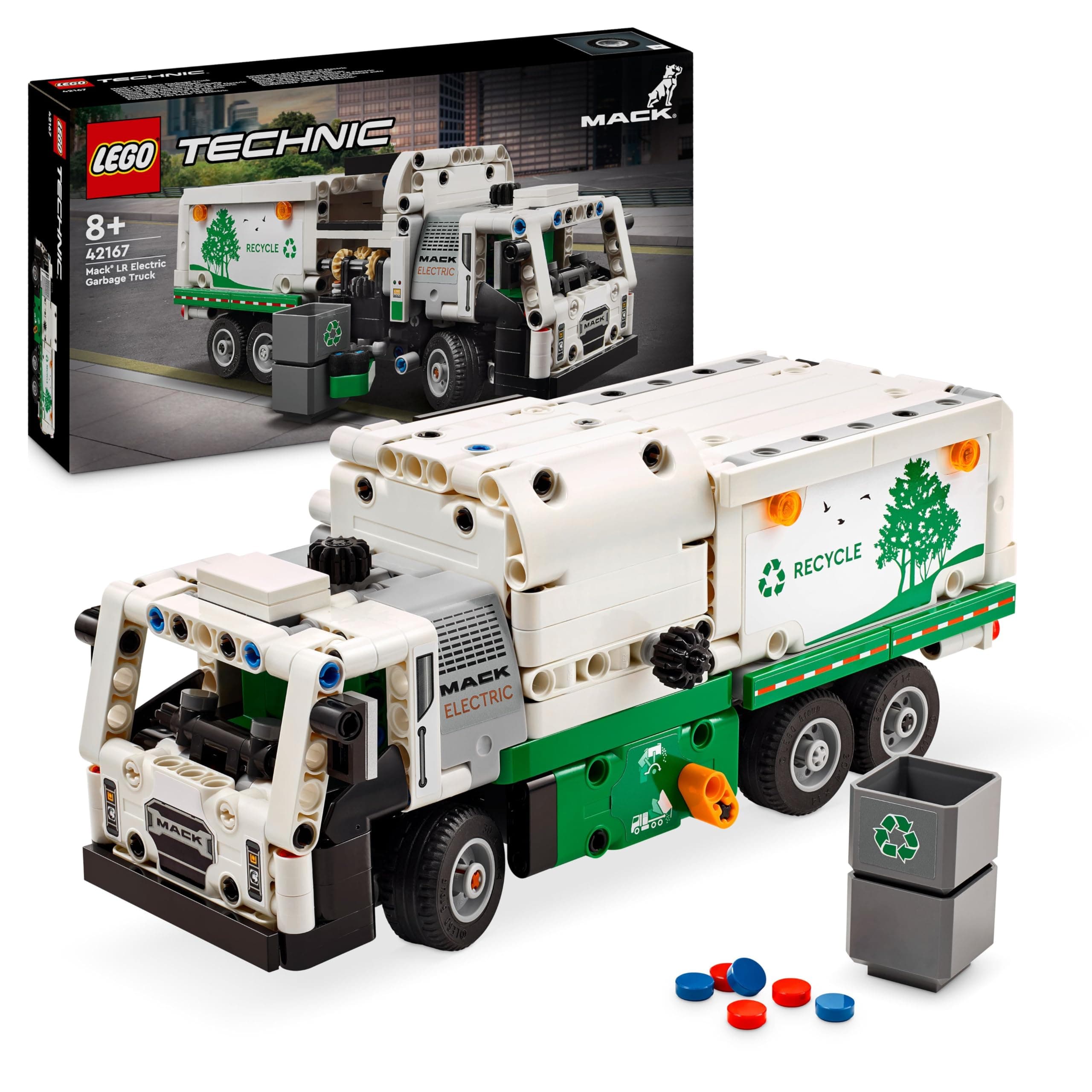 LEGO® Technic 42167 - Боклукчийски камион Mack® LR Electric