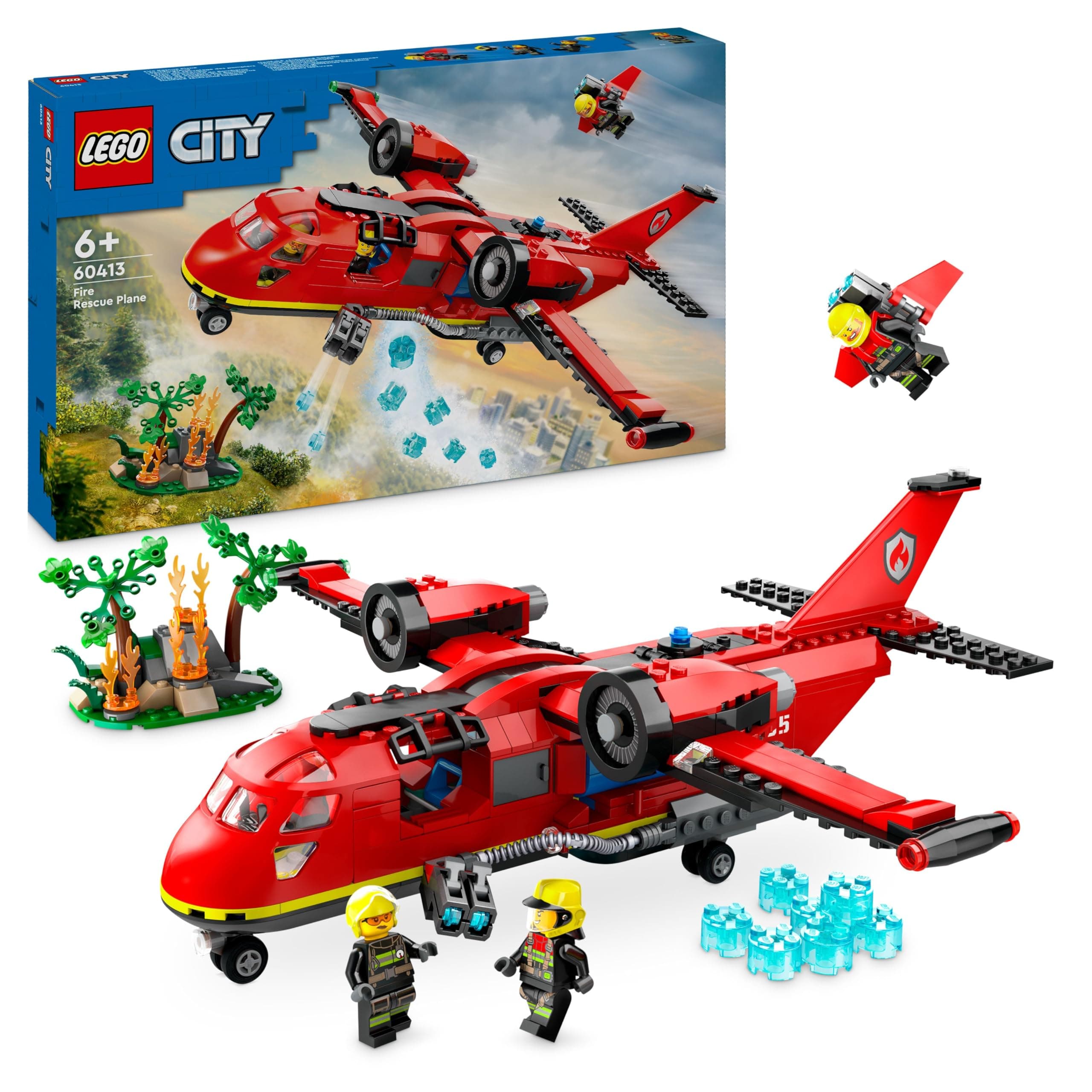 LEGO® City Fire 60413 - Спасителен пожарникарски самолет