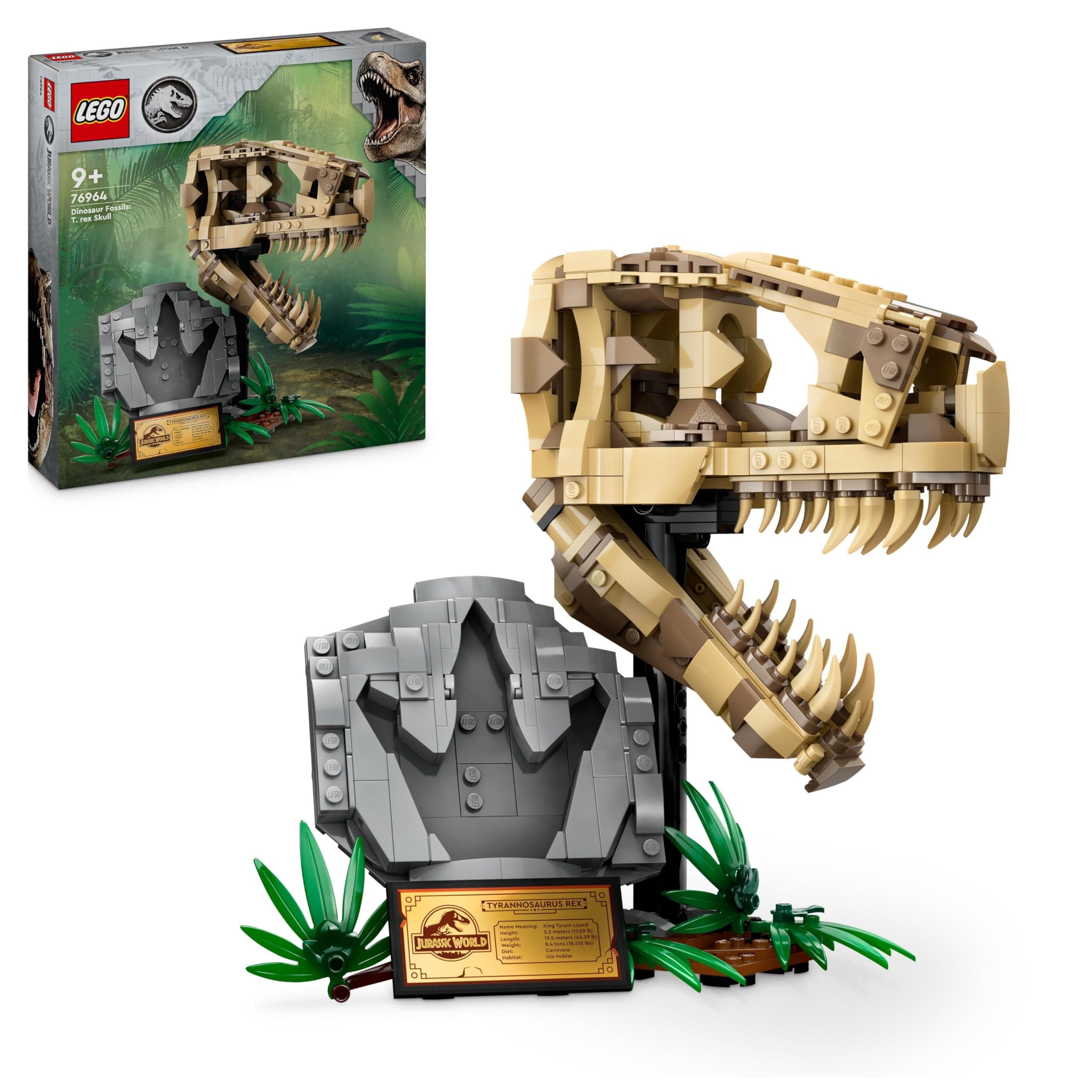 LEGO® Jurassic World™ 76964 - Вкаменелости от динозаври: череп на тиранозавър рекс
