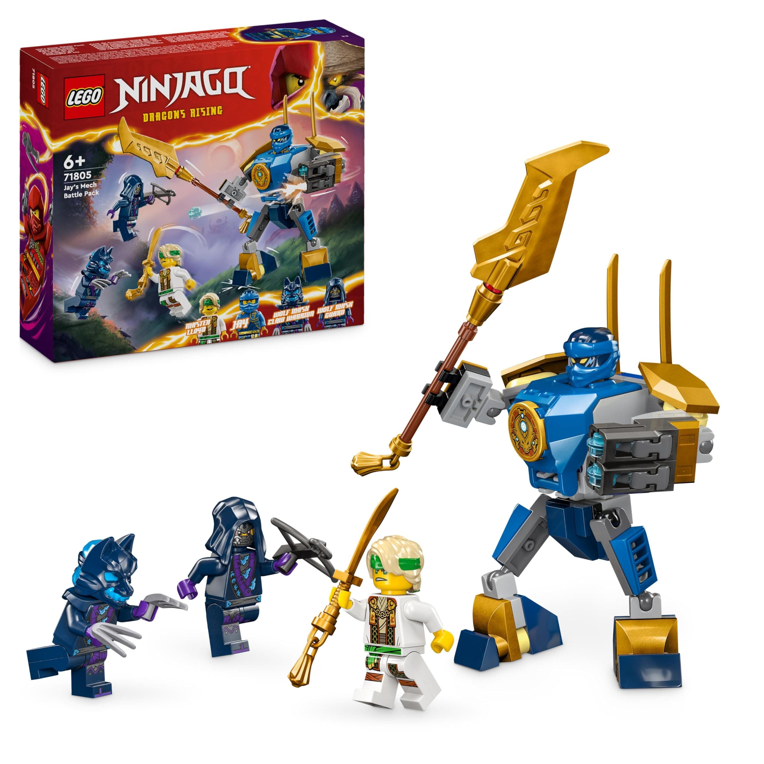 LEGO® NINJAGO® 71805 - Боен роботски пакет на Джей