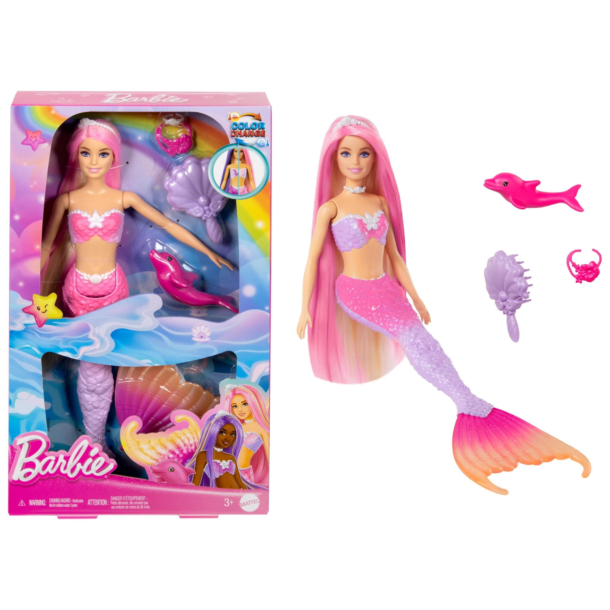 Кукла Barbie - Fantasy: Русалка с промяна на цвета